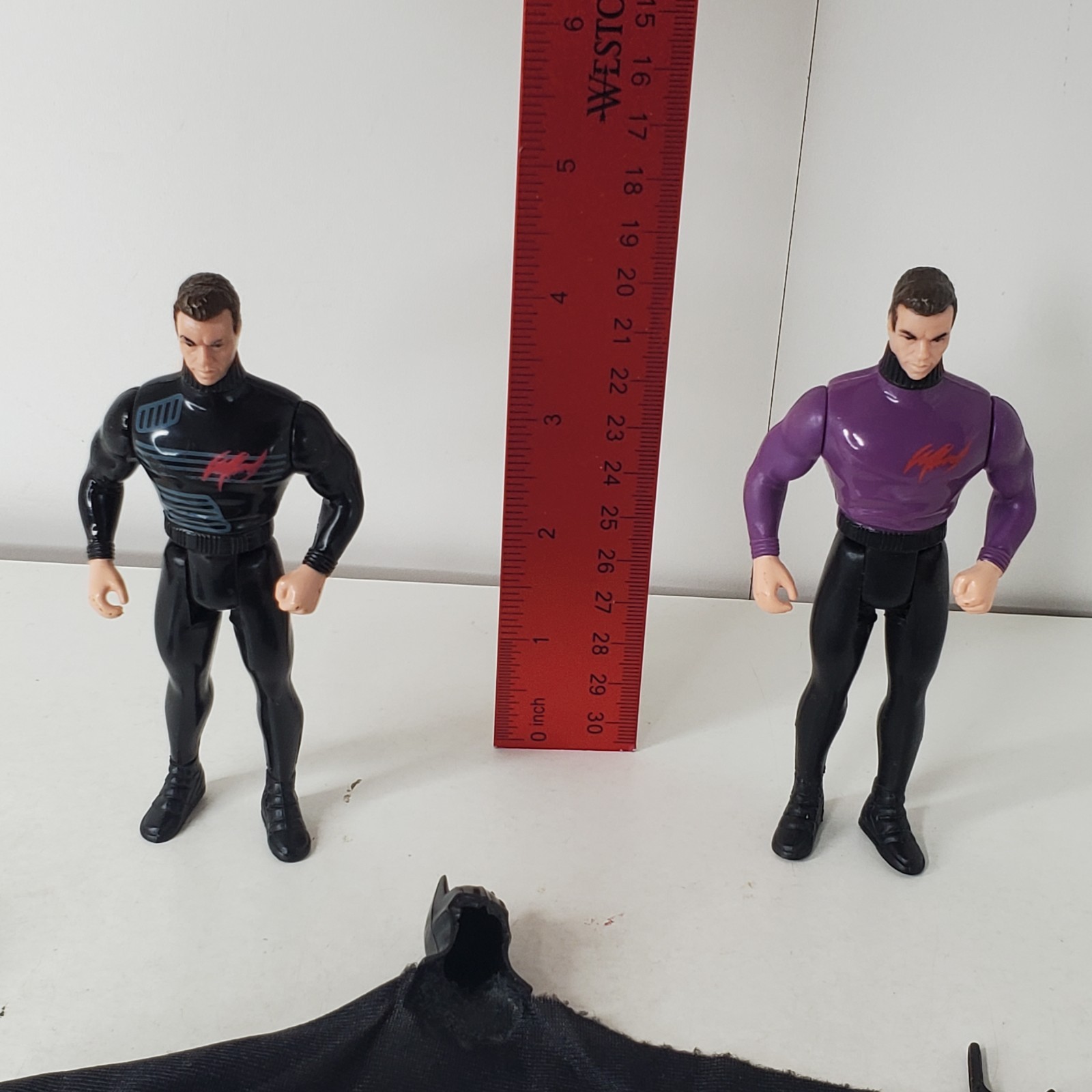 1990 The Dark Knight Collection Lot of 2 Bruce Wayne to Batman Action Figures