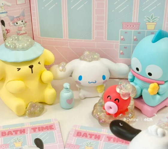 MINISO Sanrio Characters Bath Time Series Confirmed Blind Box Figure Toy Gift !