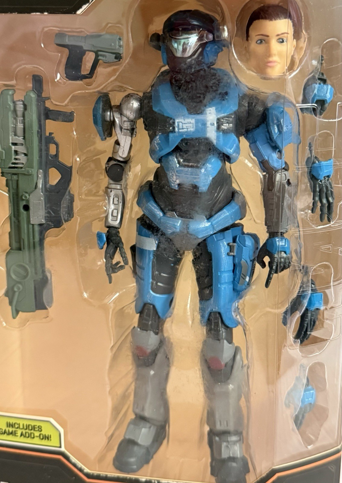 JAZWARES 2020 HALO THE SPARTAN COLLECTION KAT-B320 W/ACCESSORIES NEW IN BOX