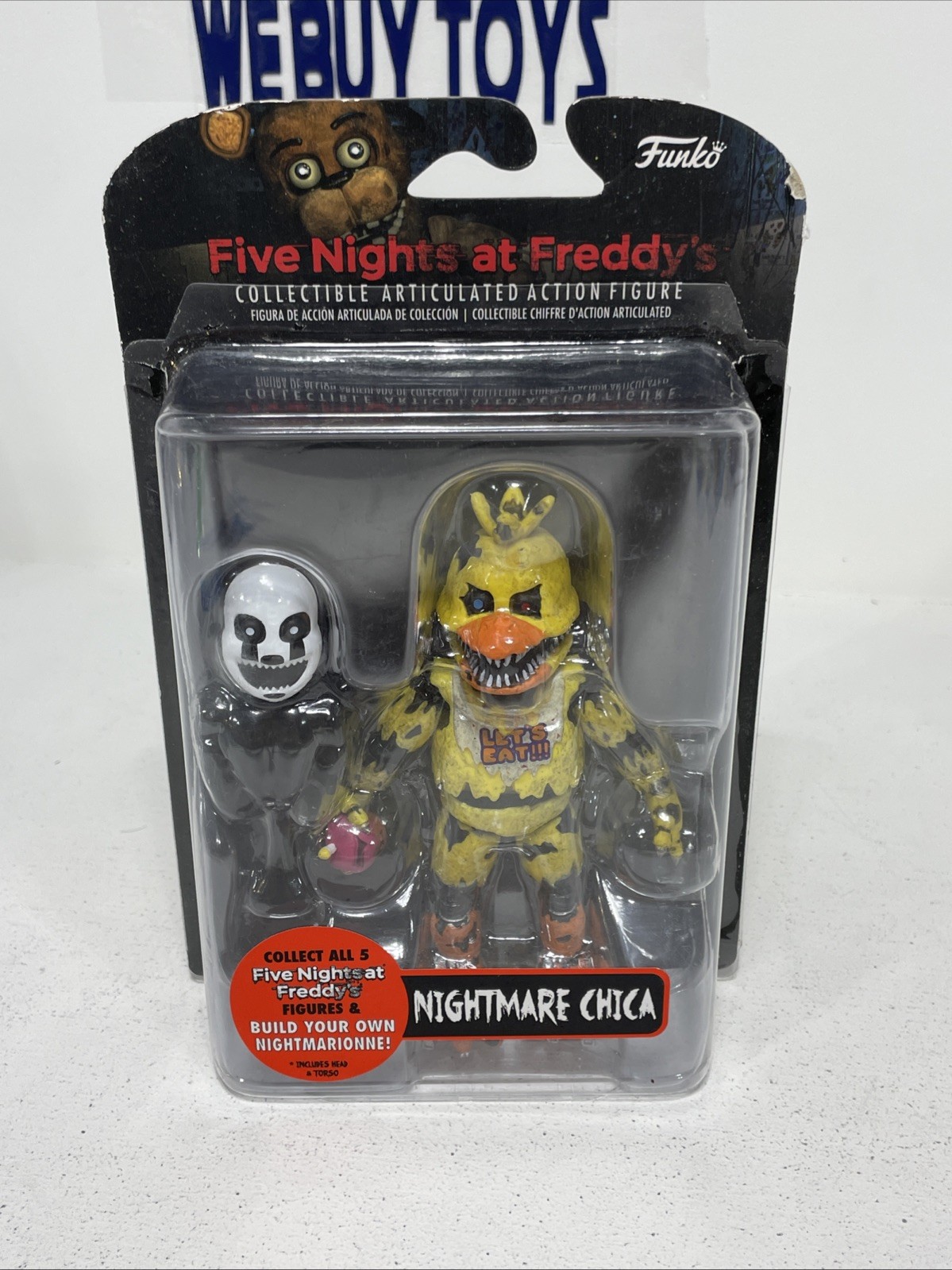 Five Nights At Freddys Nightmare Chica Build-A-Nightmarionne Toy