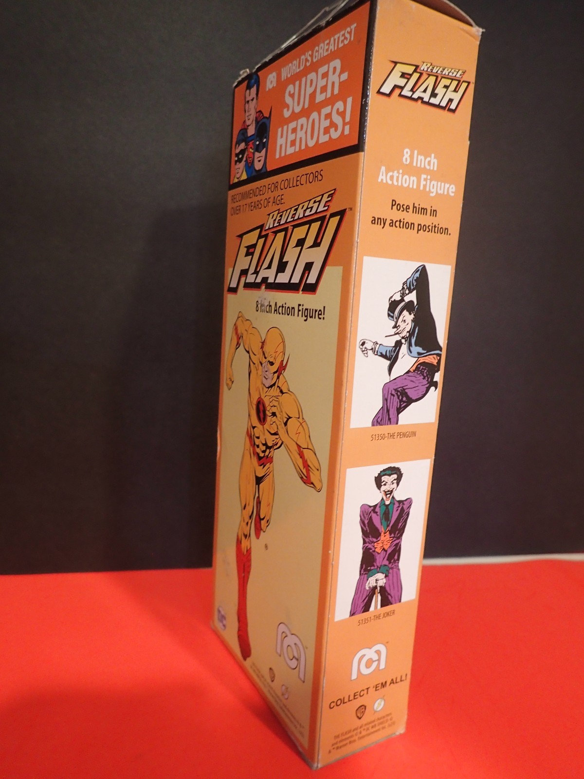 DC Comics Reverse Flash Mego 8″ Action Figure 50th Anniversary Edition