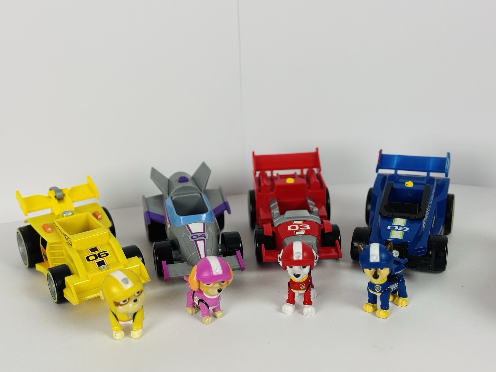 PAW Patrol Ready Race Rescue Deluxe Vehicle Lot Chase Marshall Skye Rubble Pups