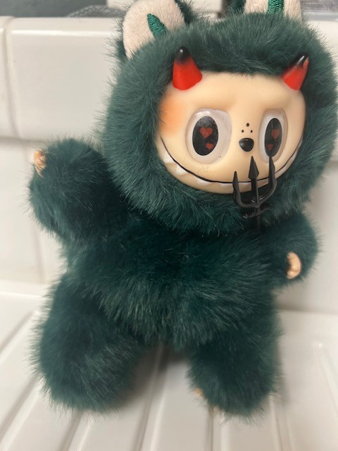 Custom Zimomo – 17cm Green Fluffy Hair. gift for Halloween, Christmas