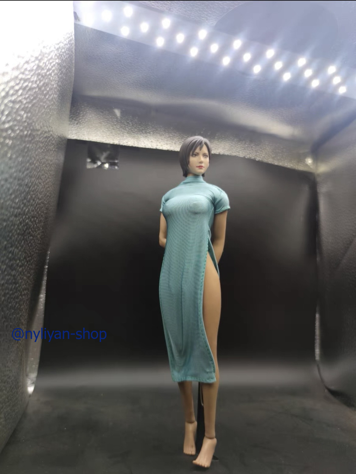 1/6 Female Sexy Cheongsam Skirt Dress Clothes Model For 12″PH TBL Figure Doll