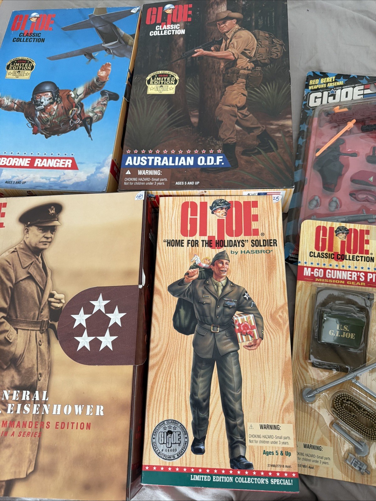 Lot Of 4 1996-1997 Classic Collection limited-edition G.I. Joe Hasbro W/ Bonus👀