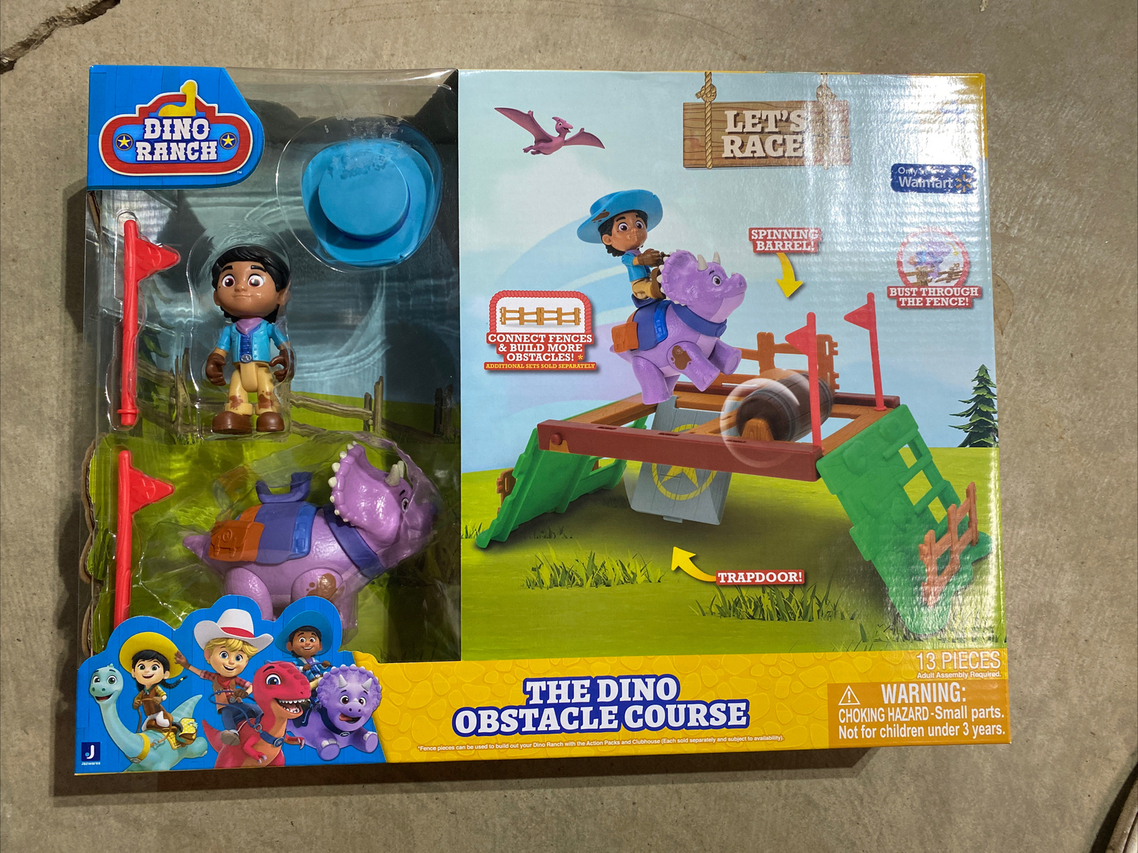 Dino Ranch The Dino Obstacle Course 13 Piece Ages 3 +