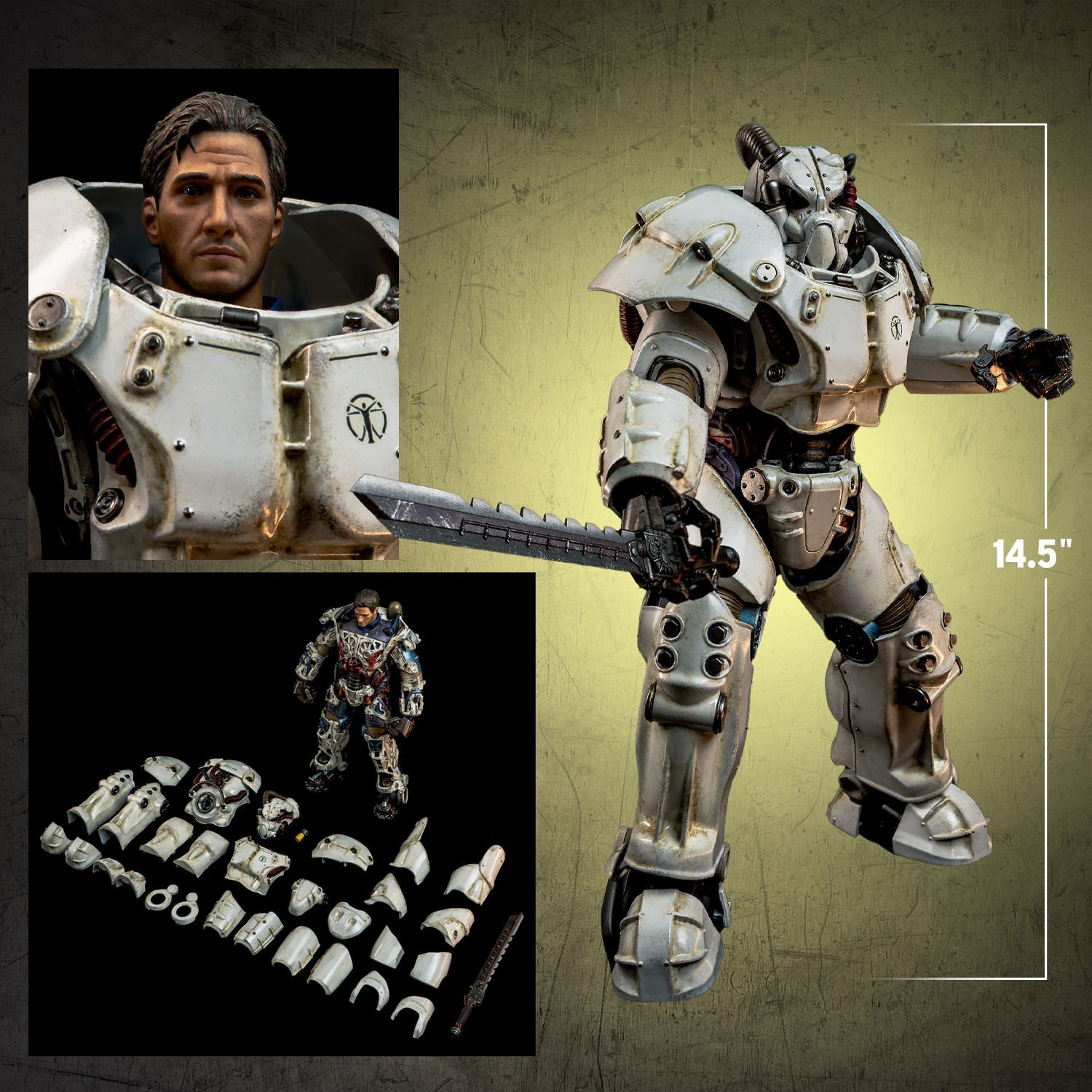 USA Rare Threezero X-01 Institute Power Armor 1/6 Scale Fallout 4 Sealed