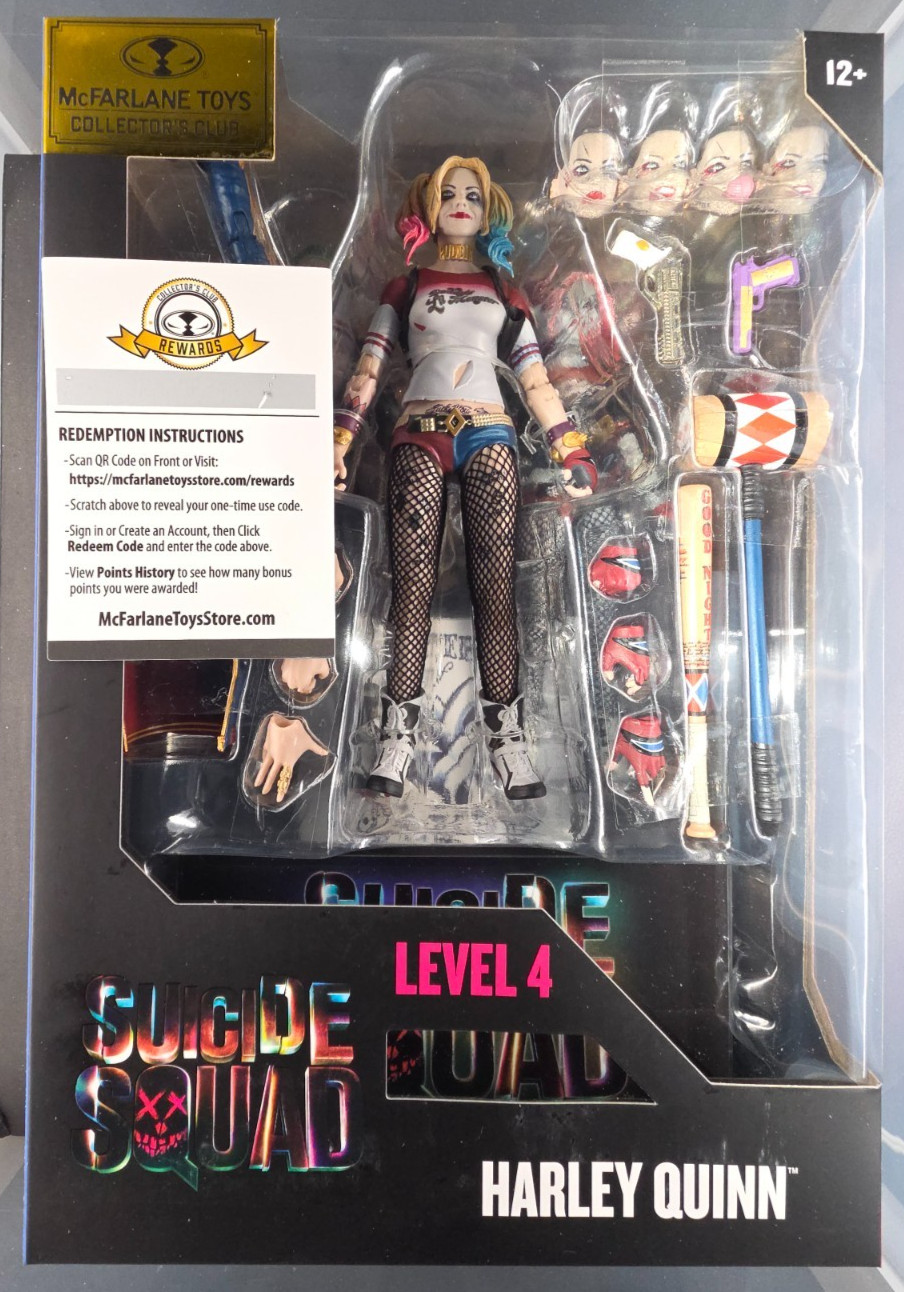 Harley Quinn & Joker McFarlane Toys Collector’s Club Suicide Squad Level 4 – NEW