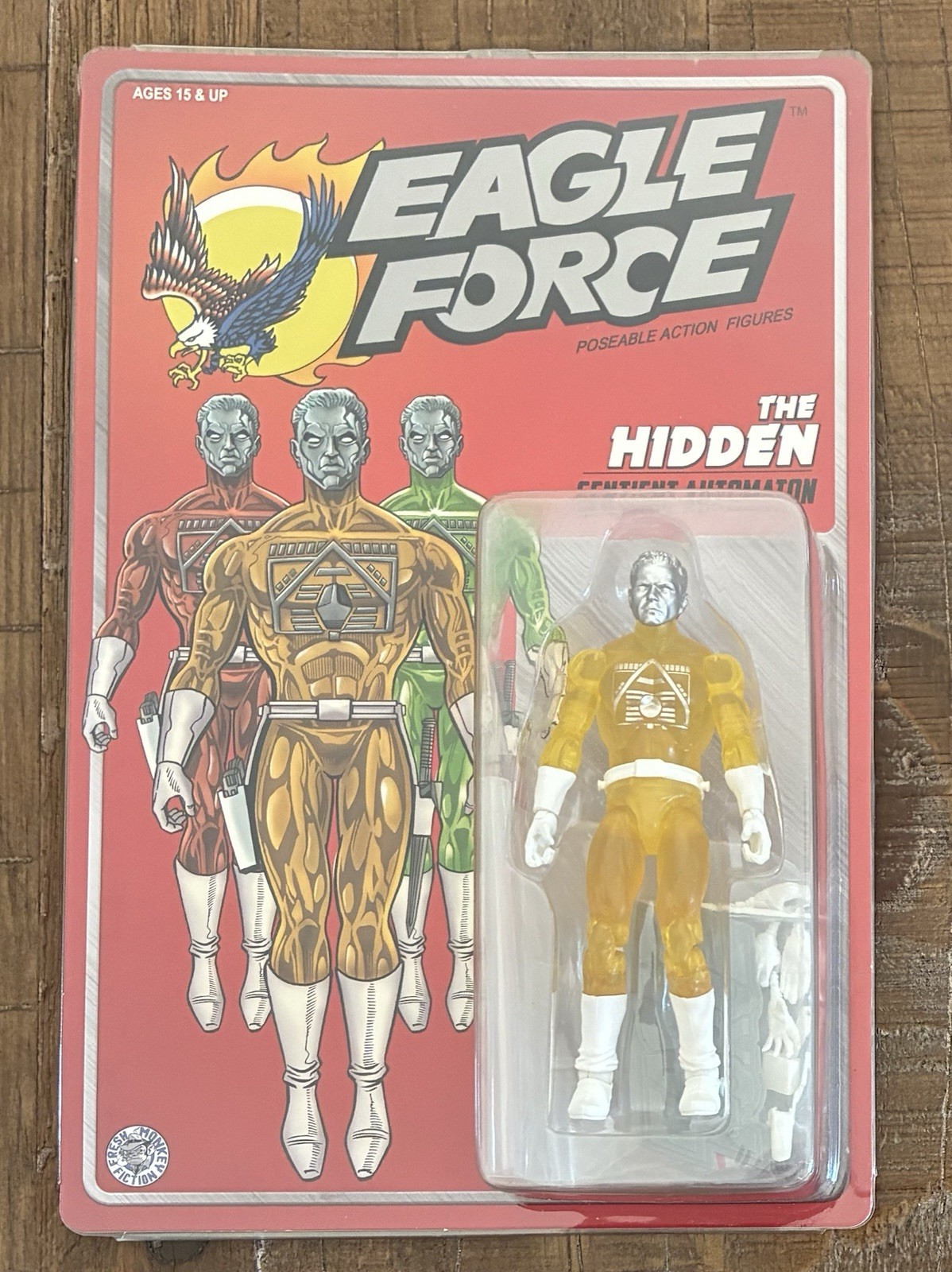 Eagle Force The Hidden Yellow 1:18 3.75″ JoeFest Fresh Monkey Fiction Figure