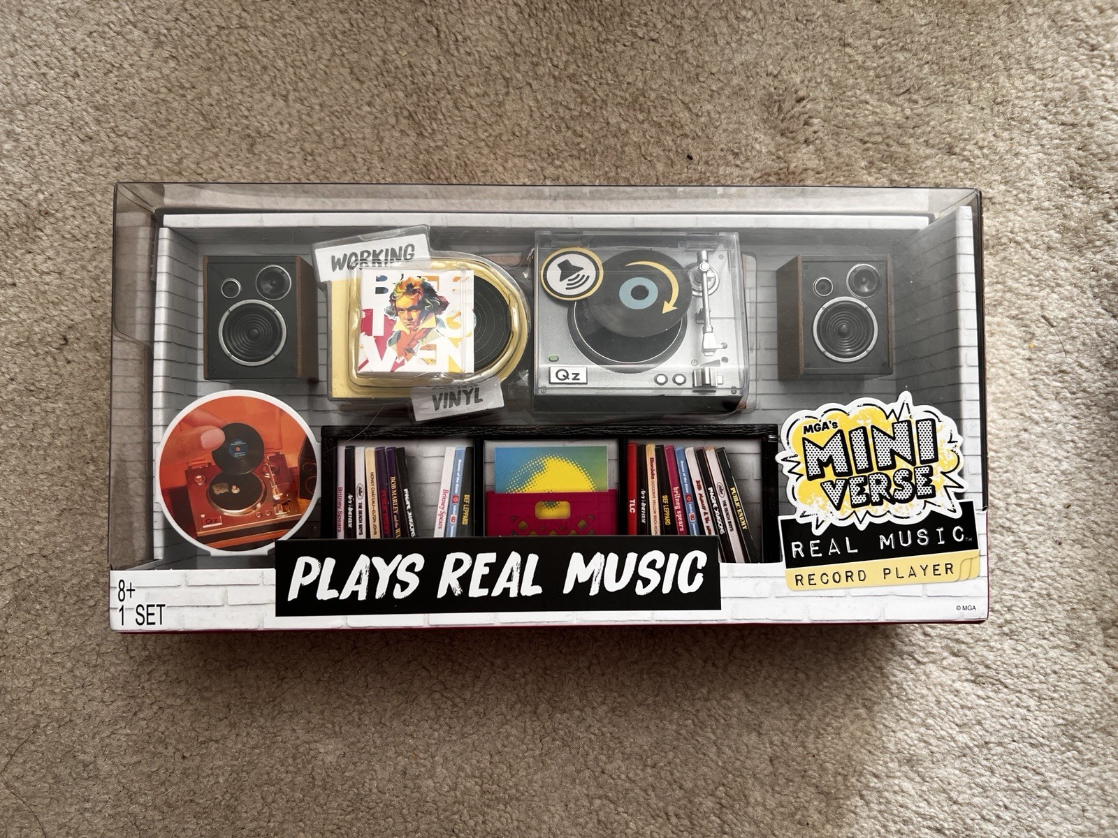 MGA’s Miniverse Real Music Vinyl Playable Record Player Brand New In Box ✅