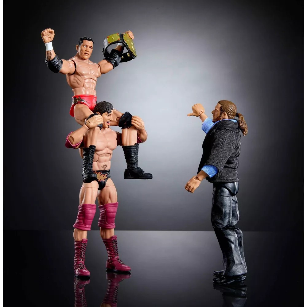 WWE Elite Collection Evolution 3-Pack Triple H Batista Randy Orton *Damaged Box*