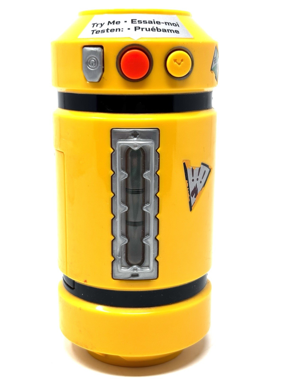 Disney Pixar Monsters at Work Silly Sounds Yellow Laugh Canister 5.5”