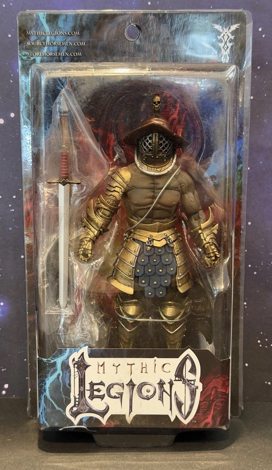 Four Horsemen Mythic Legions OPEN BOX Figure: Gladiator Calavius