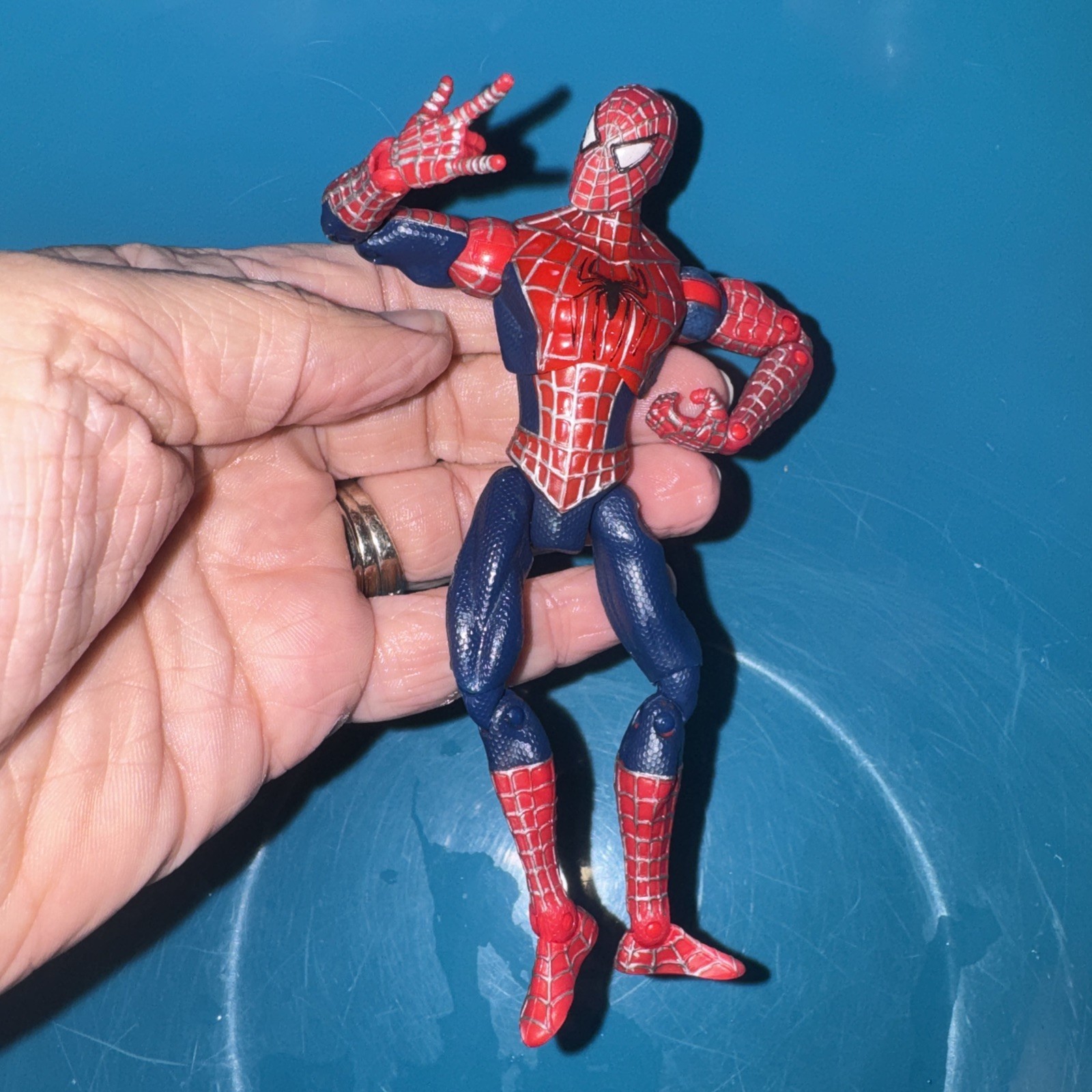 Spider-Man 3 Super Stretch Web Super Posable Action figure Marvel Hasbro 2007