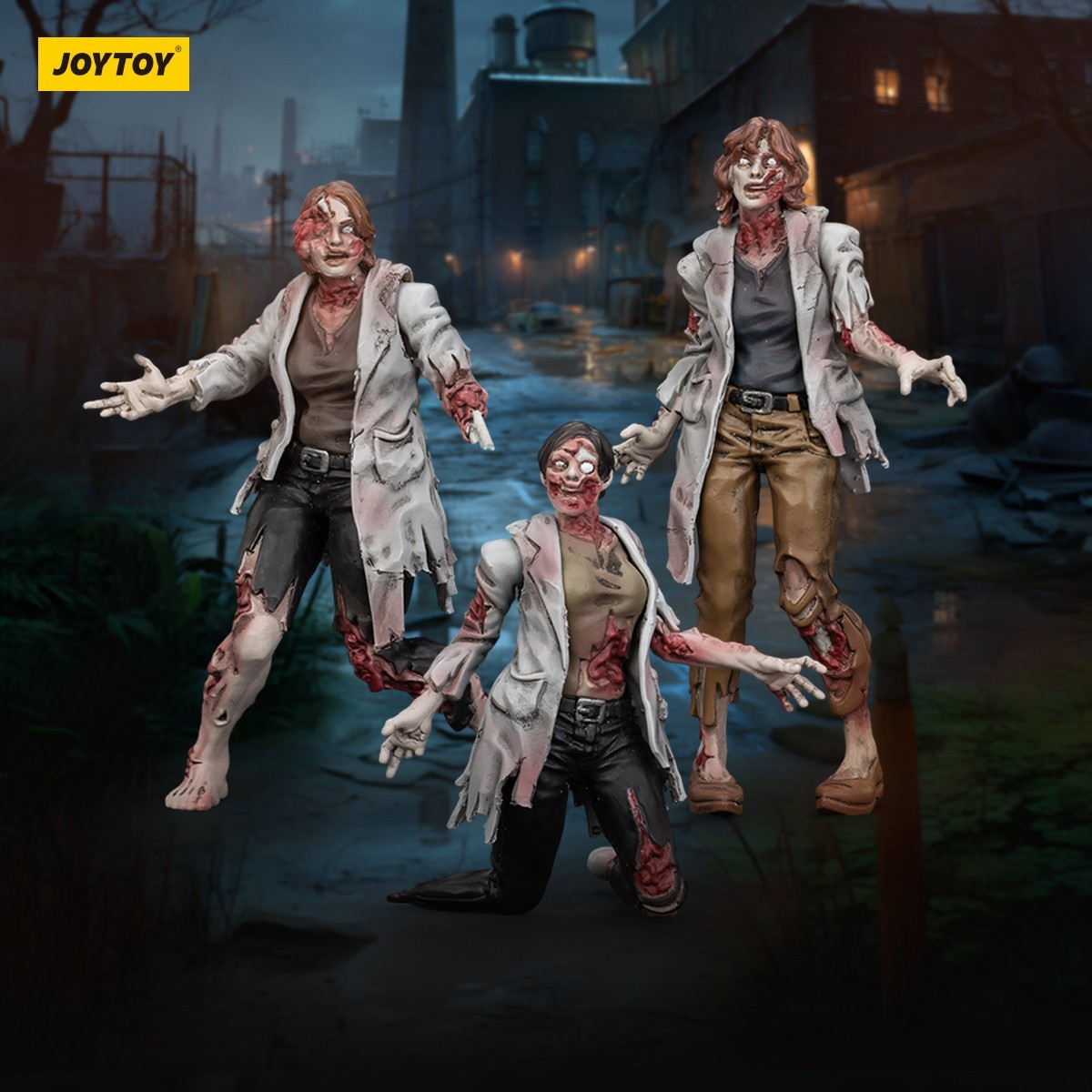 JOYTOY 1:25 action figures Dark Source Zombie Figure Scientists (Female)