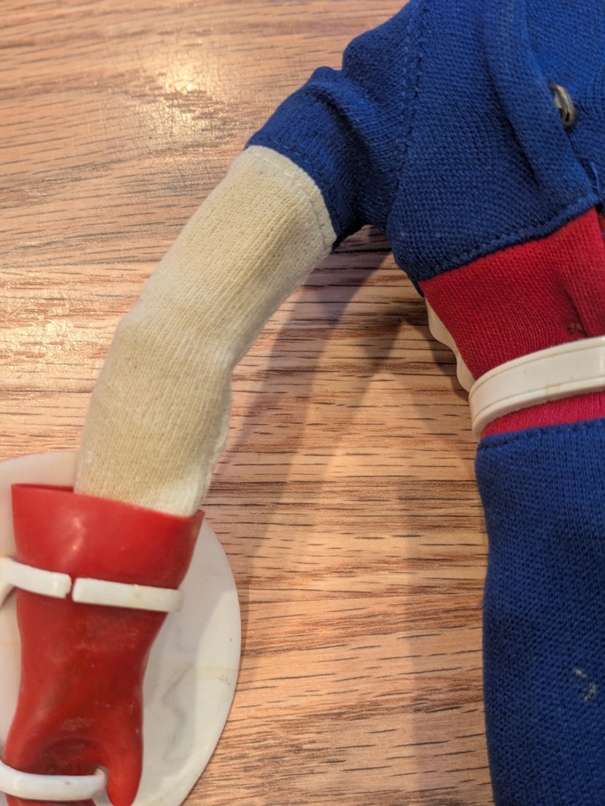 Ideal Toys Captain Action Captain America 1966 12″ figure as pictured