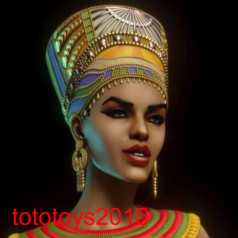 Painted 1:6 Beauty Egypt Queen Head Sculpt For 12″ Action Figure Body