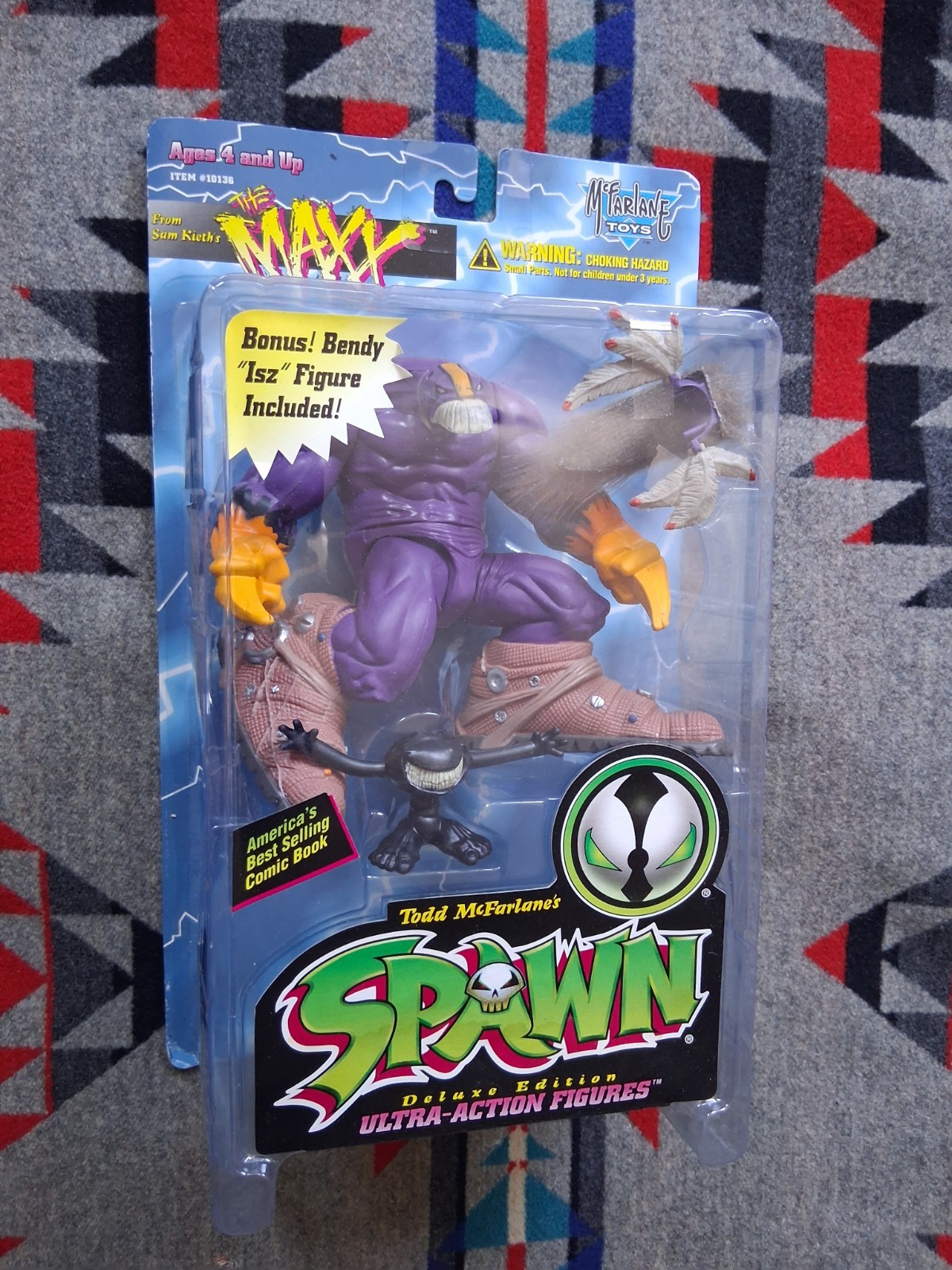 Vtg The Maxx McFarlane Toys 1996 New Black Iz Spawn 4 Sam Keith