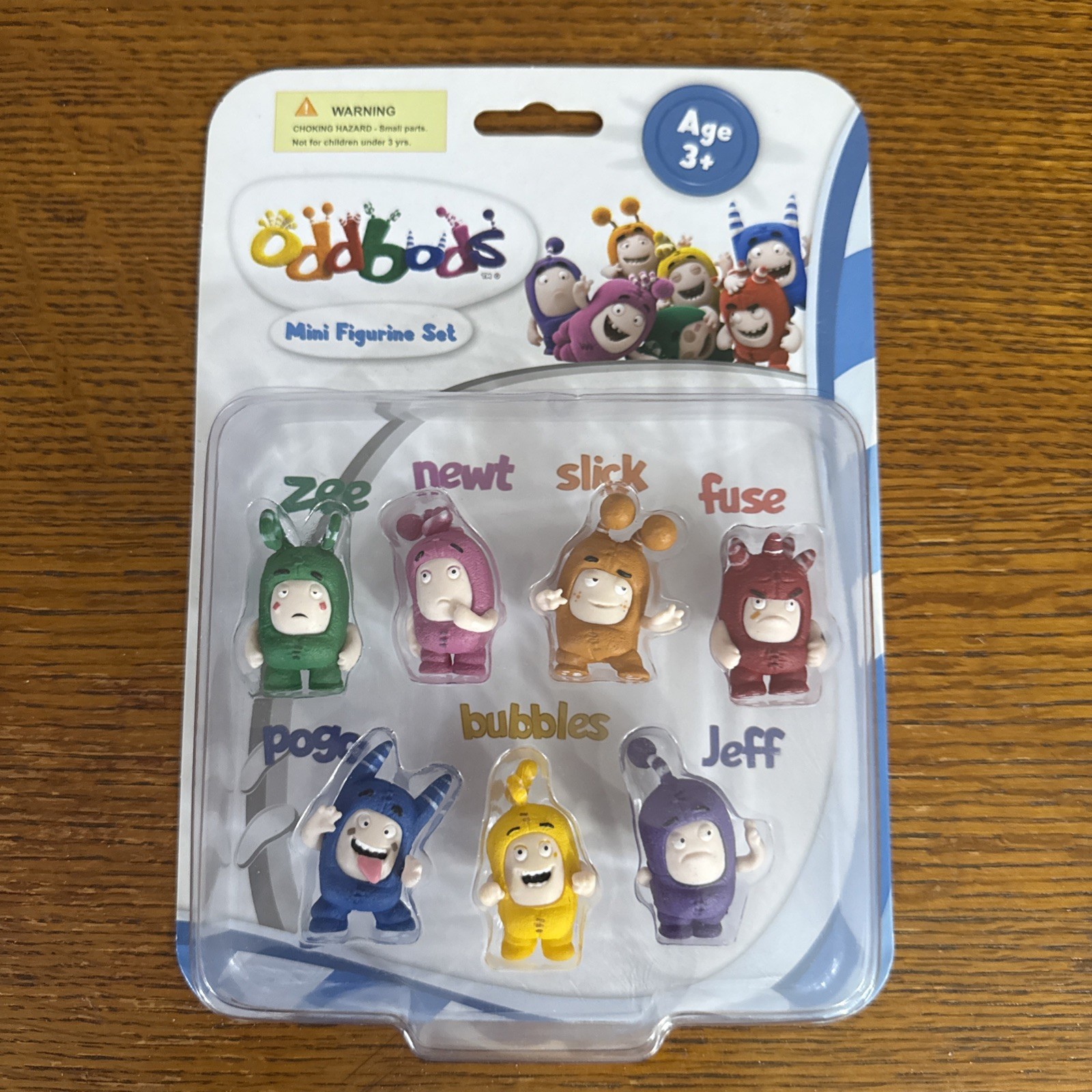 Oddbods Action Figure Mini Figurine Set of 7 Toy Fuse, Jeff, Zee, Newt, Slick…