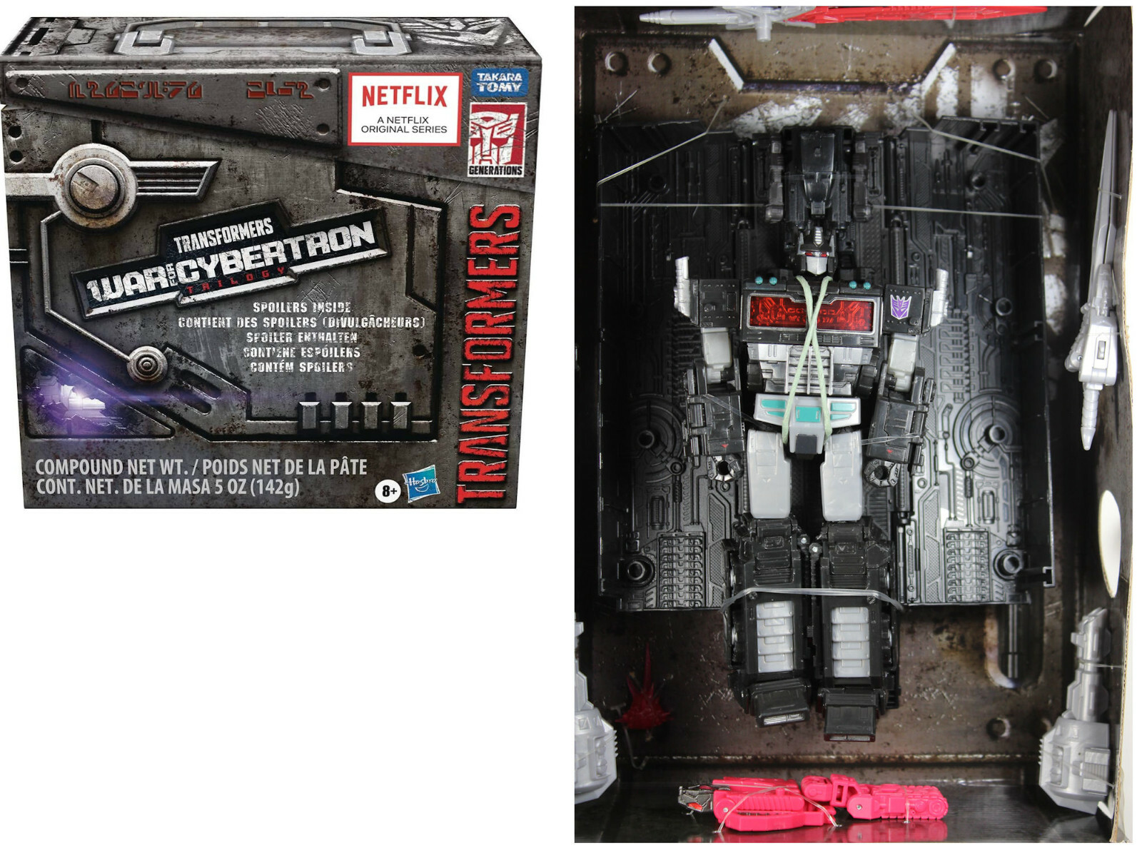 Transformers ~ NEMESIS PRIME SPOILER PACK ACTION FIGURE SET ~ WFC Leader Class