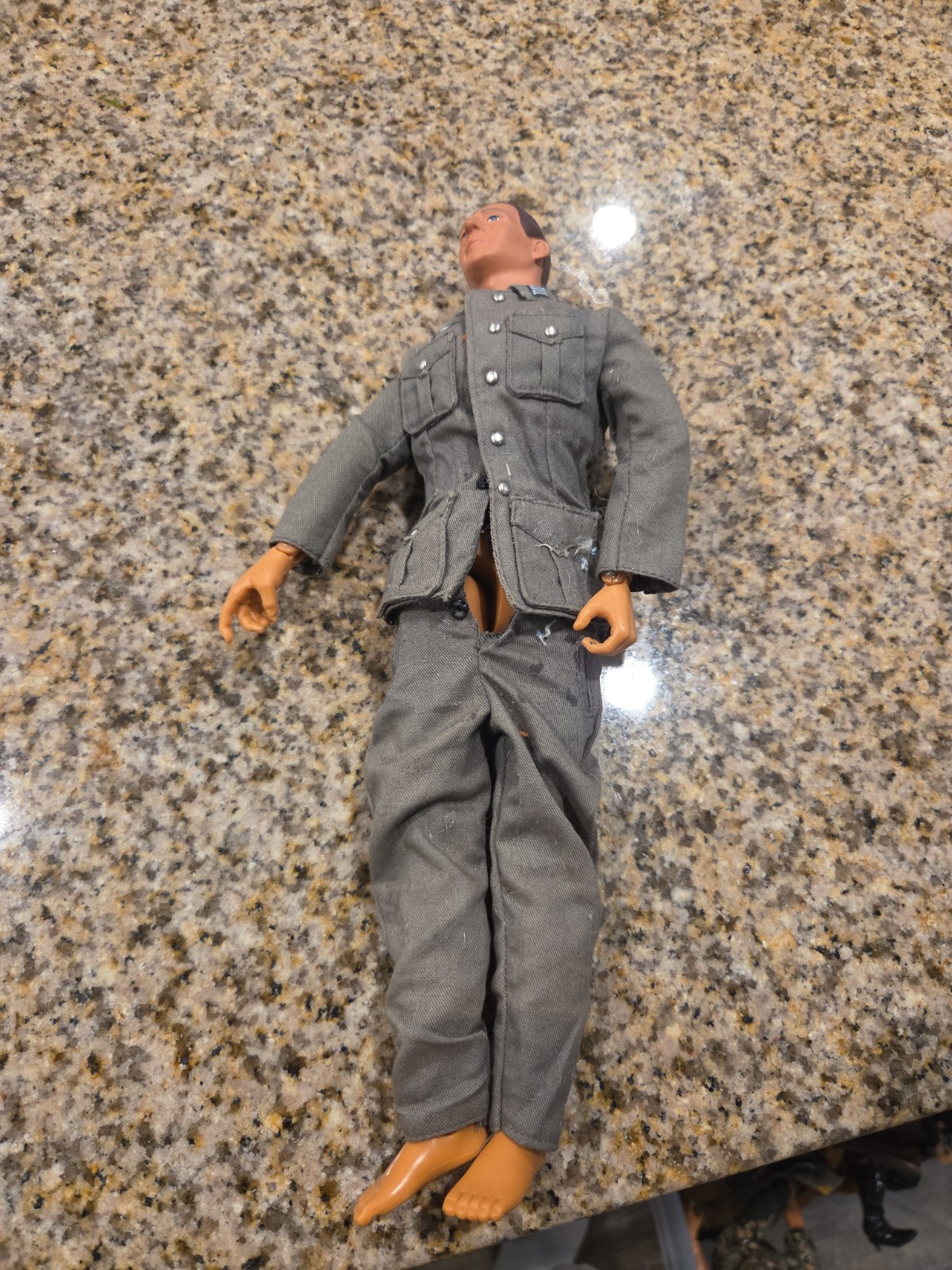 1/6 WWII Soldier Figure – Fully Jointed – Gray Uniform – German