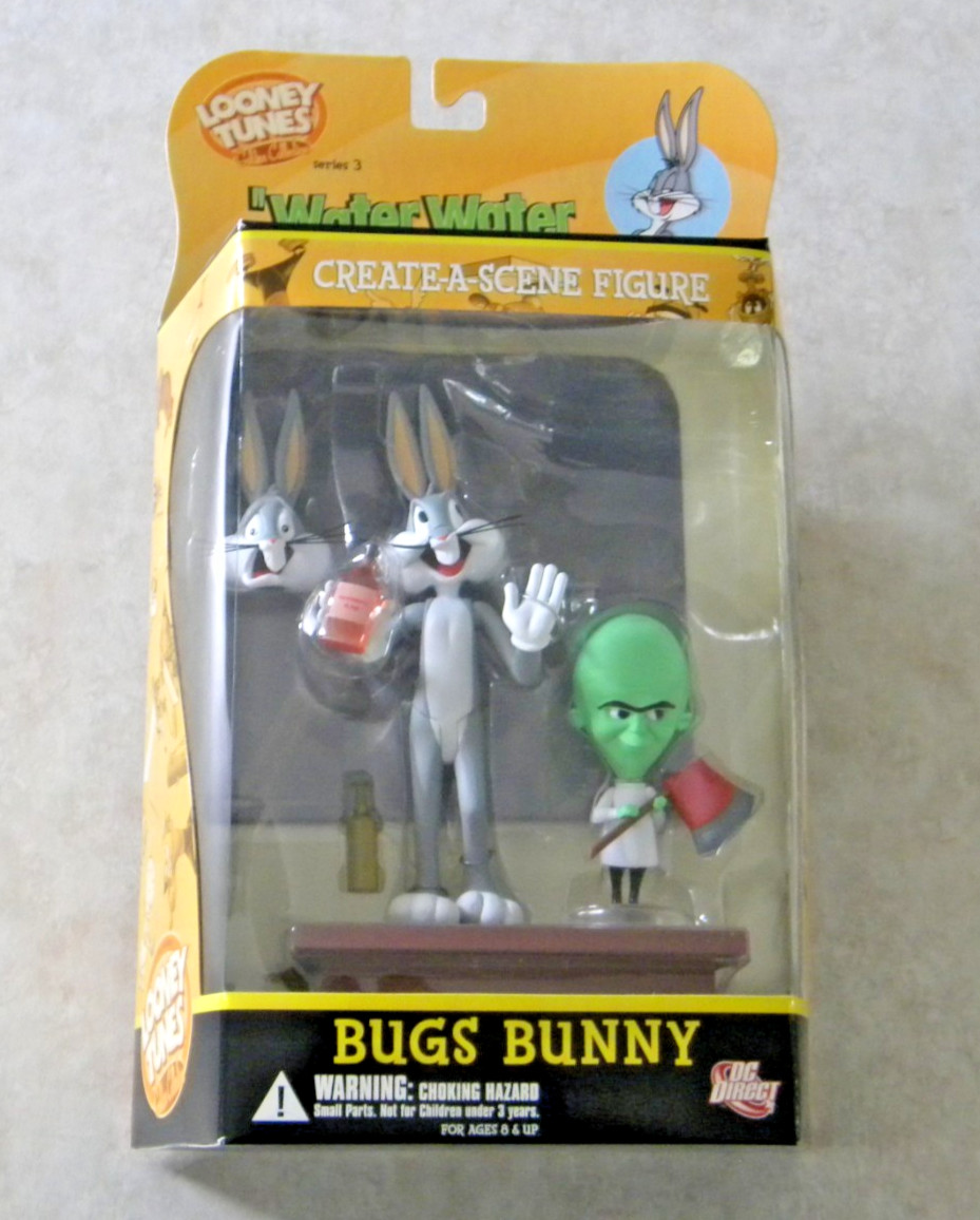 DC Direct Looney Tunes Golden Collection Bugs Bunny & Mad Scientist Figures NEW