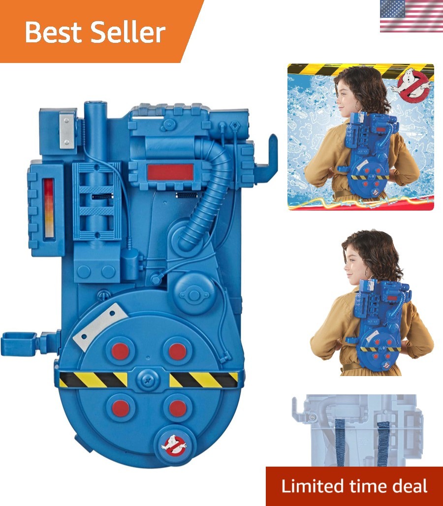Movie Proton Pack Roleplay Gear for Kids Ages 5 and Up, Classic Blue Toy, Gre…
