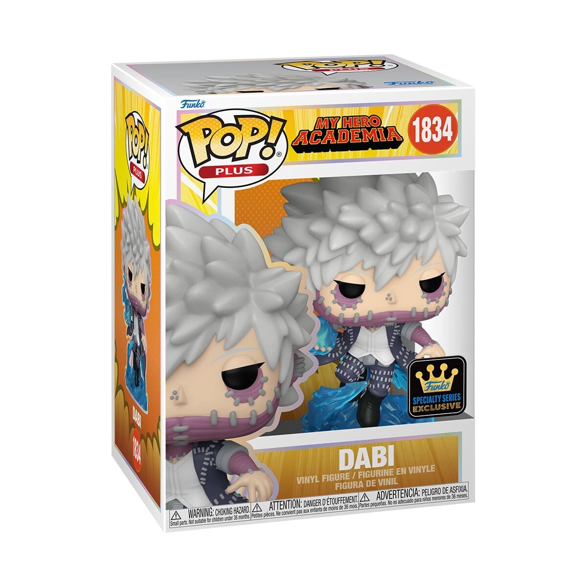 Funko Pop Plus My Hero Academia Dabi Toya Todoroki w Protector Specialty Series