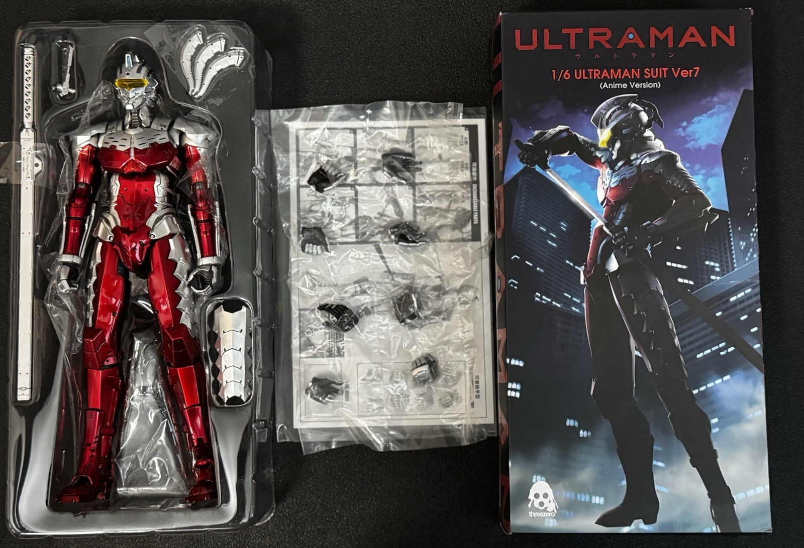 Threezero Ultraman Suit Ver7 Anime Action Figure 1/6 Scale