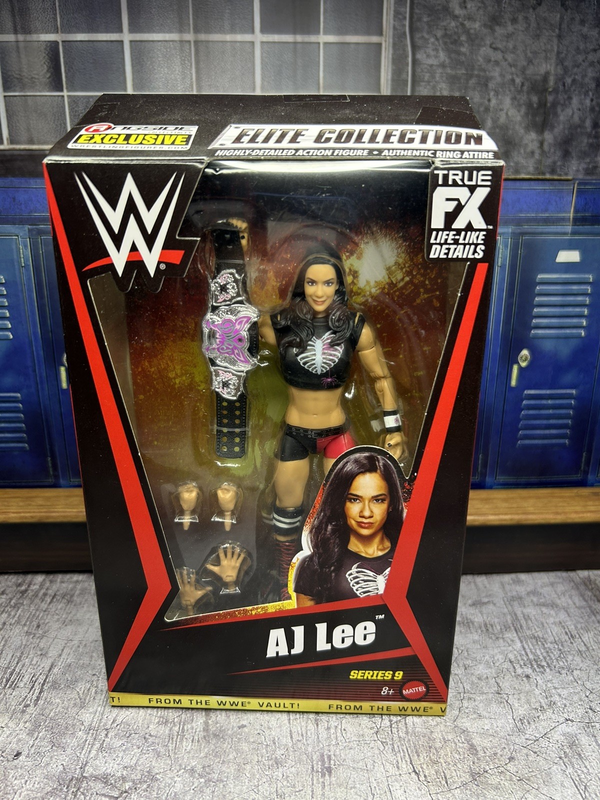 AJ Lee – WWE From the Vault Ringside Exclusive Series 9 BRAND NEW IN HAND