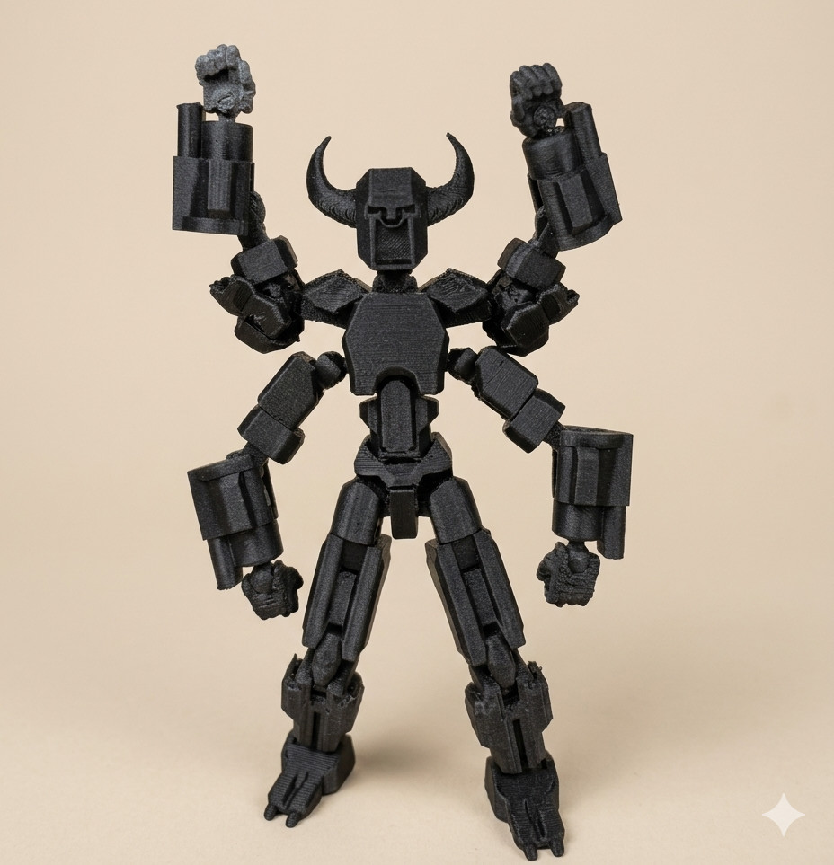 Mecha 13 | Dummy 13 SPECIAL EDITION | Custom 3D Printed Action Figure Toy