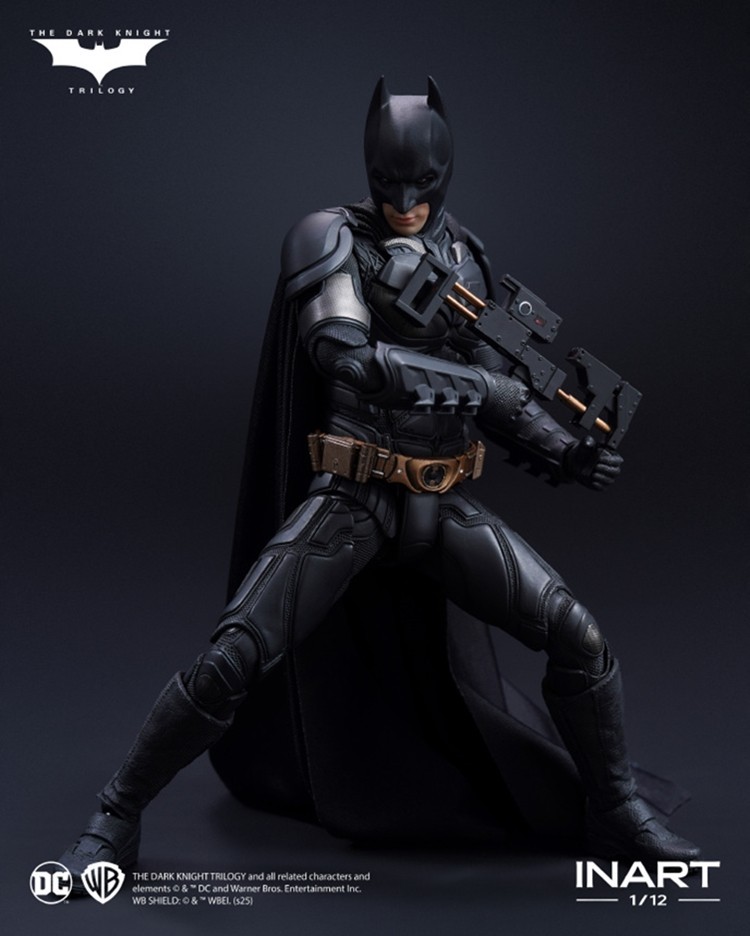 INART The Dark Knight Trilogy Christian Bale Standard Edition 1/12 Action Figure