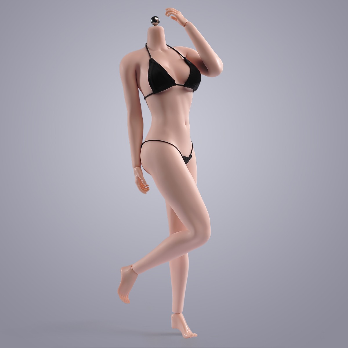 US ANT AB001W 1/6 Female Pale Skin Body Seamless Flexible Large Bust 12″ Figure