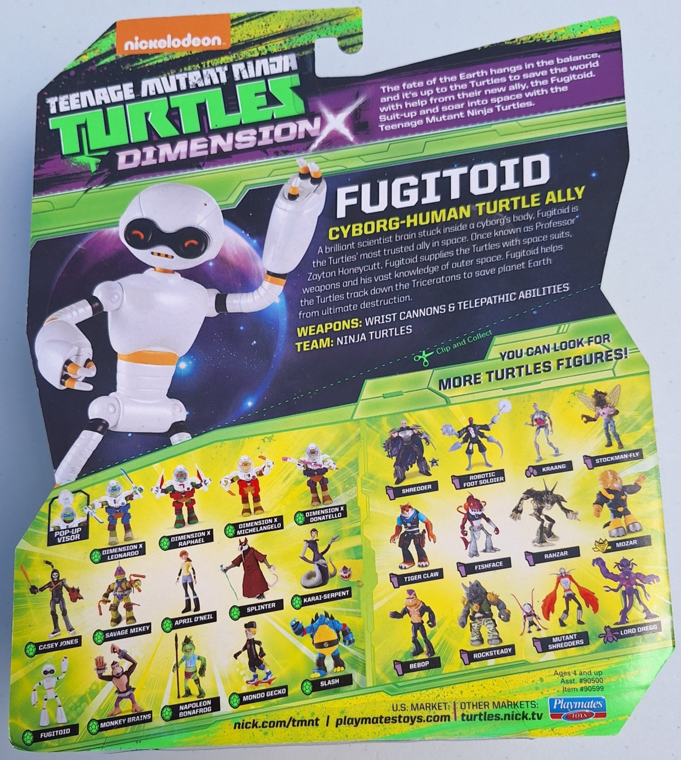 LOT (8) TMNT FUGITOID Turflytle KARAI Monkey MONDO Bonafrog STOCKMAN Shredder