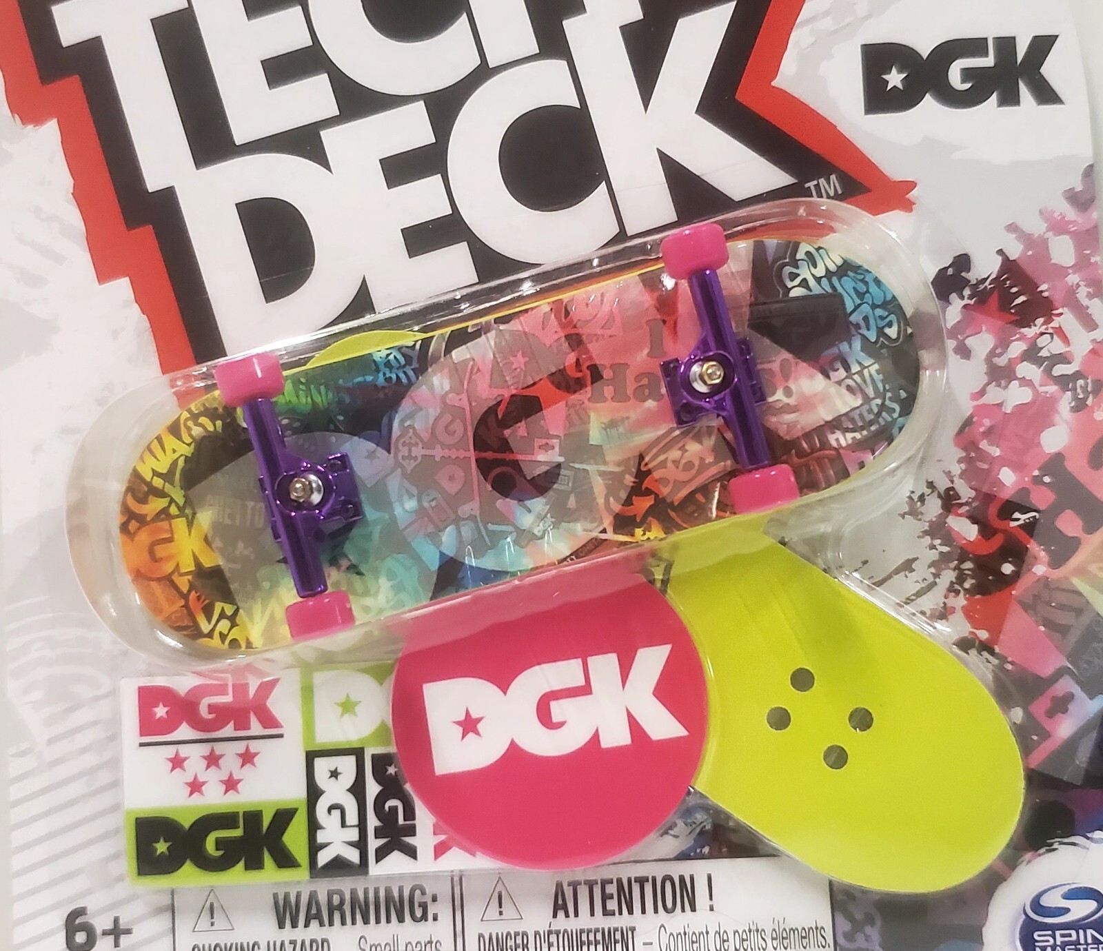 2023 Tech Deck Neon Invasion DGK Skateboards Ultra Rare Dirty Ghetto Kids