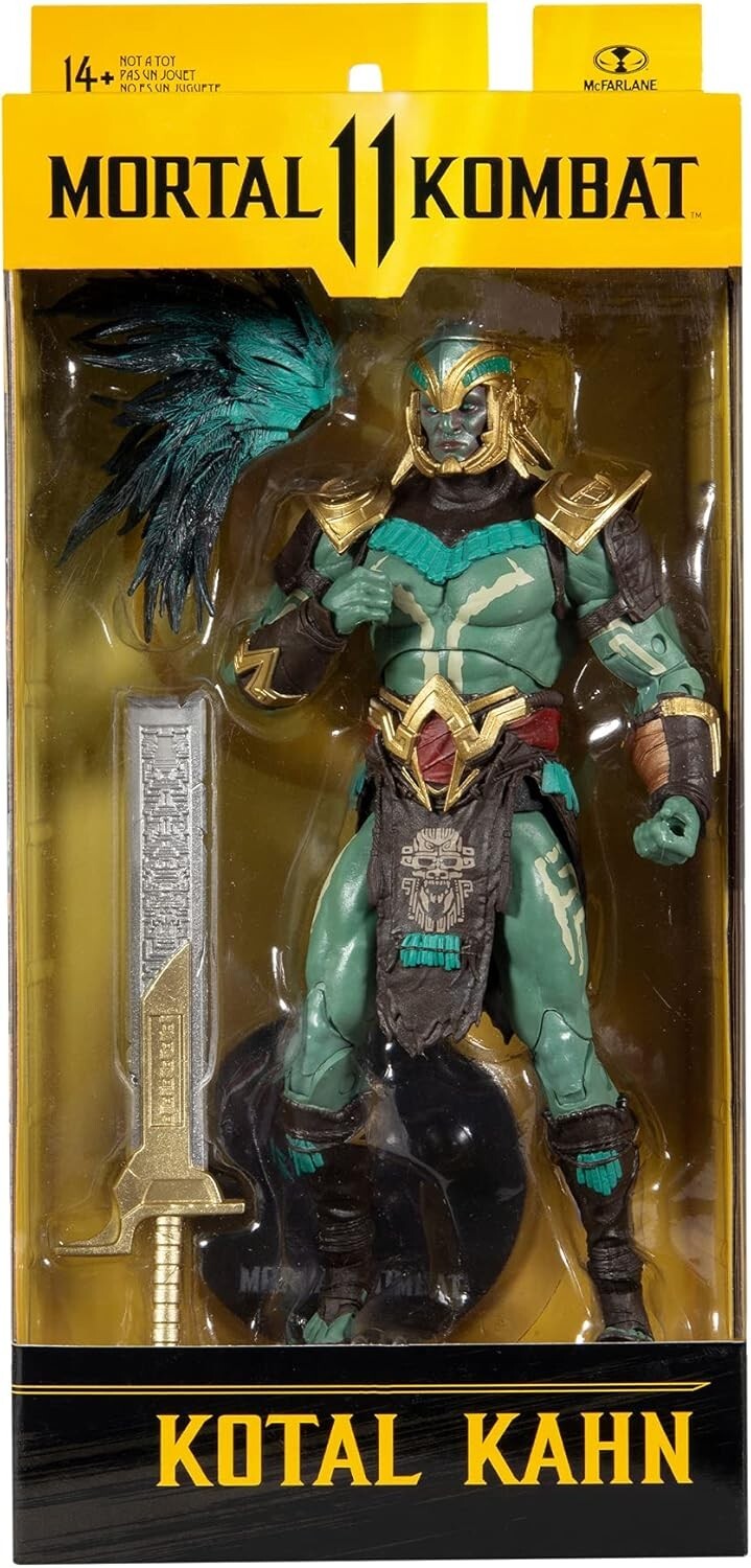 McFarlane Toys Mortal Kombat Kotal Kahn 7″ Action Figure with Accessories