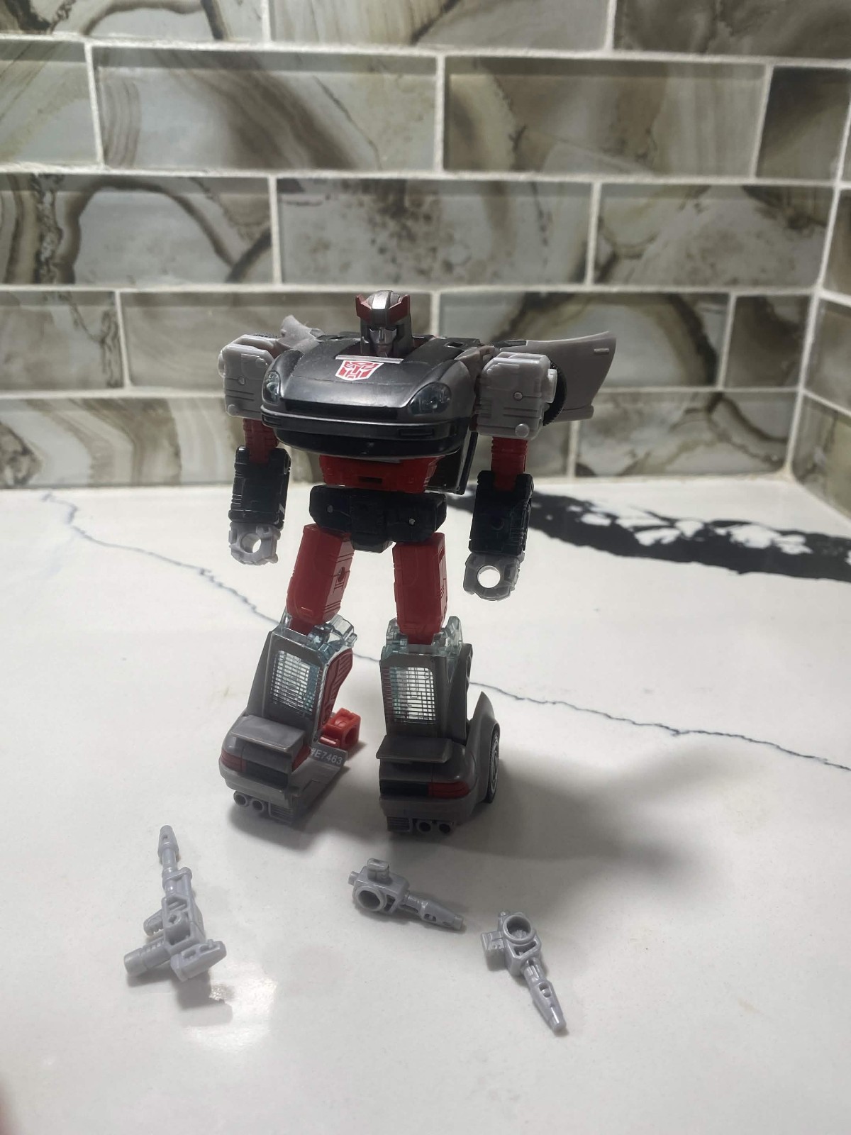 TRANSFORMERS WAR FOR CYBERTRON EARTHRISE WALGREENS EXCLUSIVE BLUESTREAK 100% COM