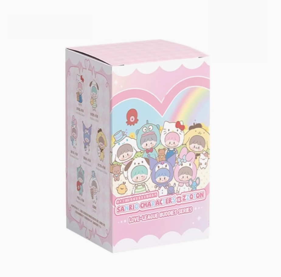 ?zZoton x Sanrio Character Love League Buddies Vinyl Plush One Random Blind Box