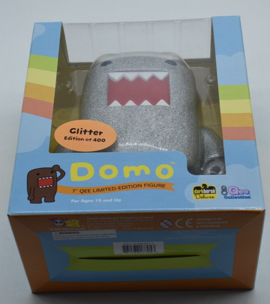 Toy New RARE DOMO Limited Edition 7″ GLITTER Qee 1 Of 400 MADE Dark Horse YES