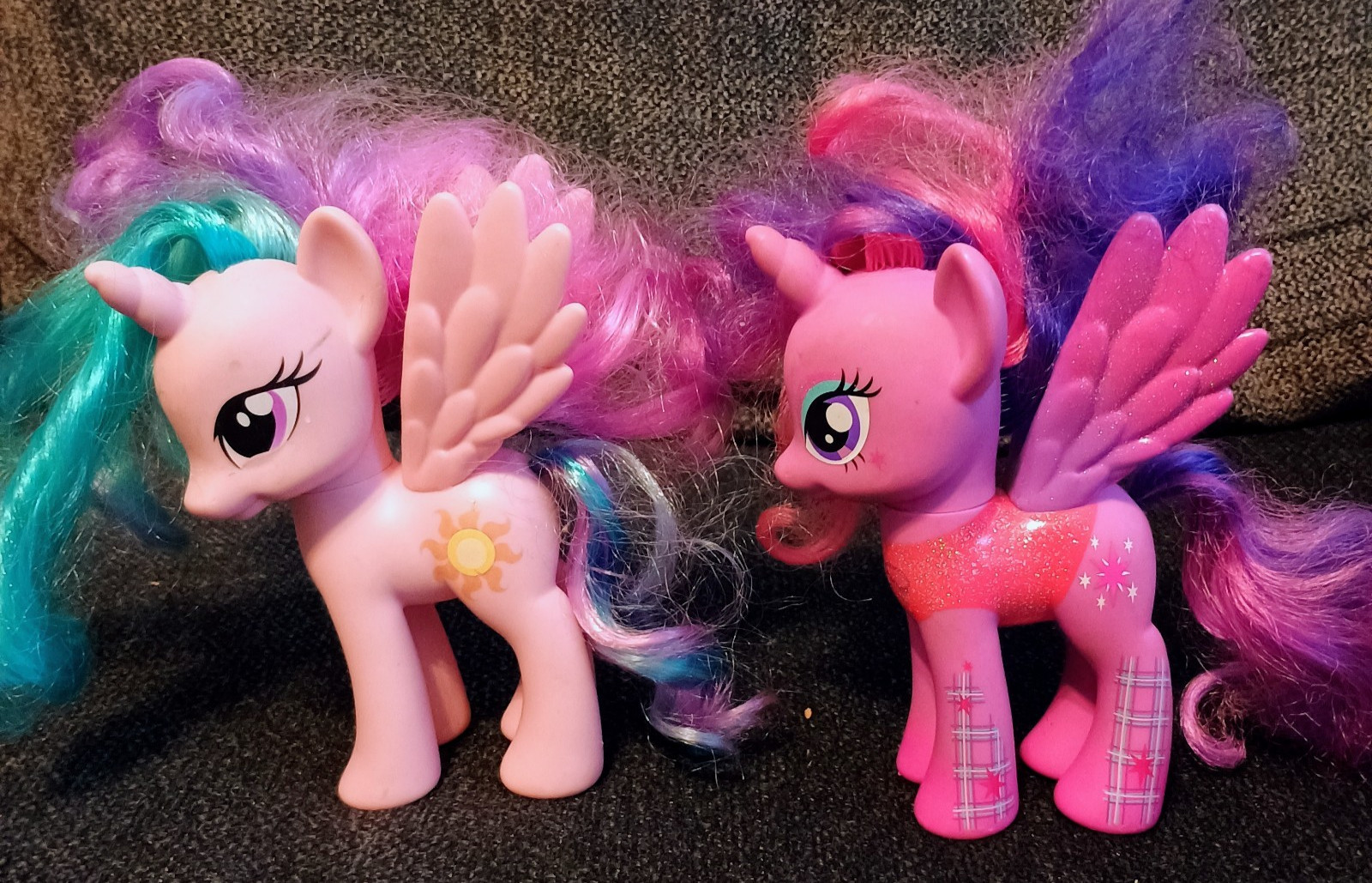 My Little Pony Twilight Sparkle Princess & Celestia unicorn 6″ tall plaid