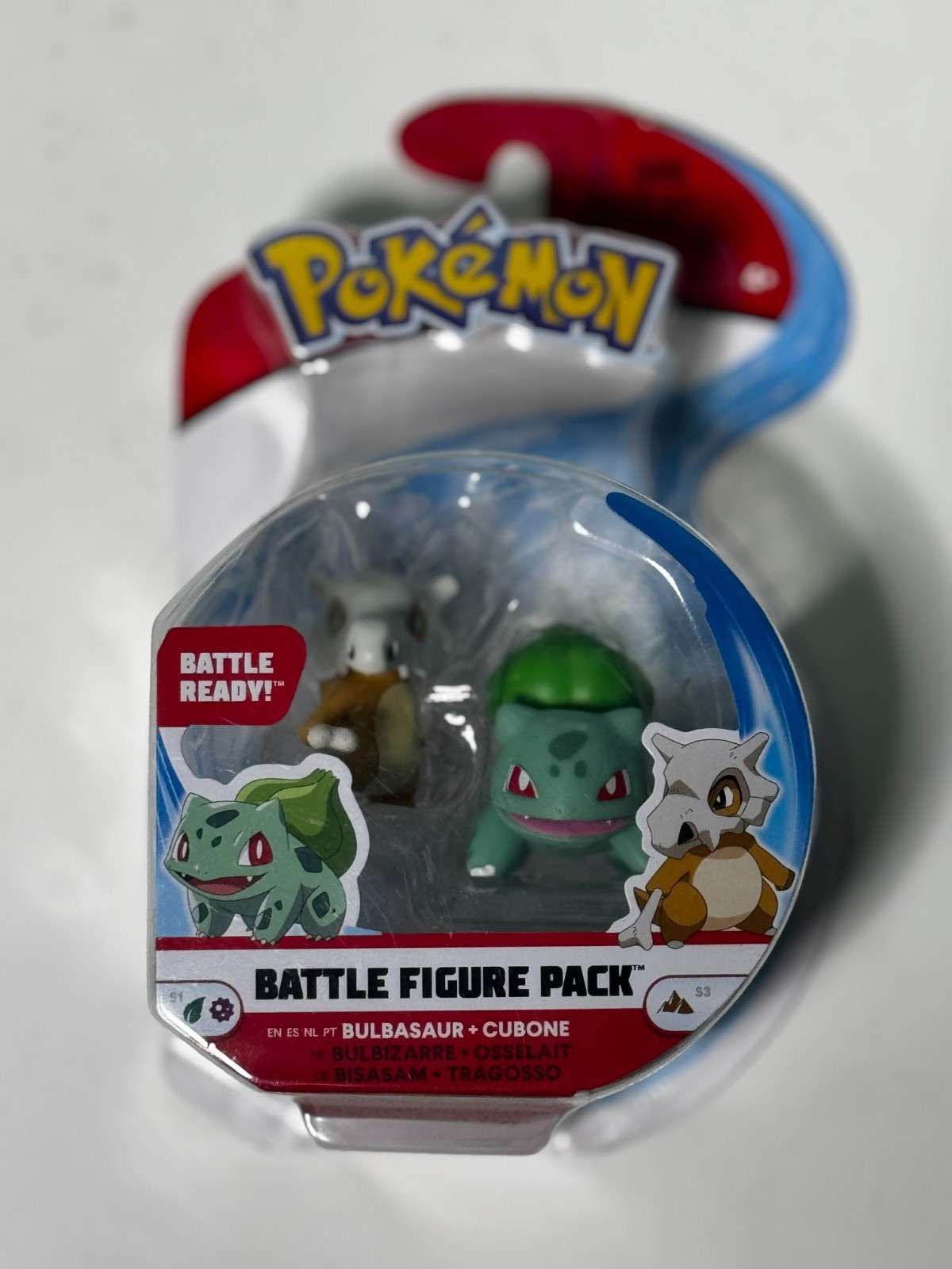 Series 3 Battle Figures Bulbasaur & Cubone 1.5-Inch Mini Figure 2-Pack NEW !