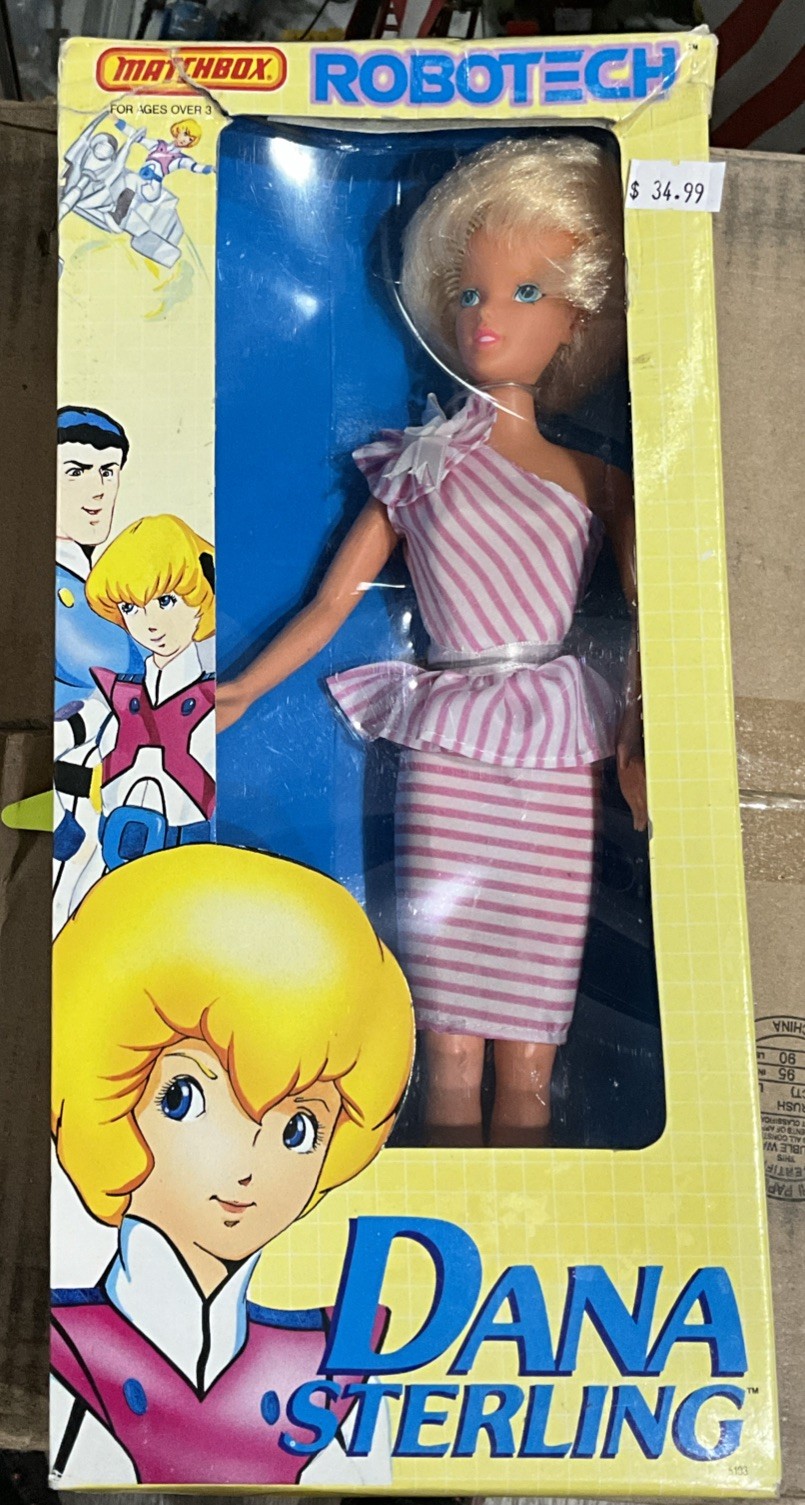 1985 Matchbox Robotech Dana Sterling 12″ Doll Harmony Gold NIB VTG Anime SEALED