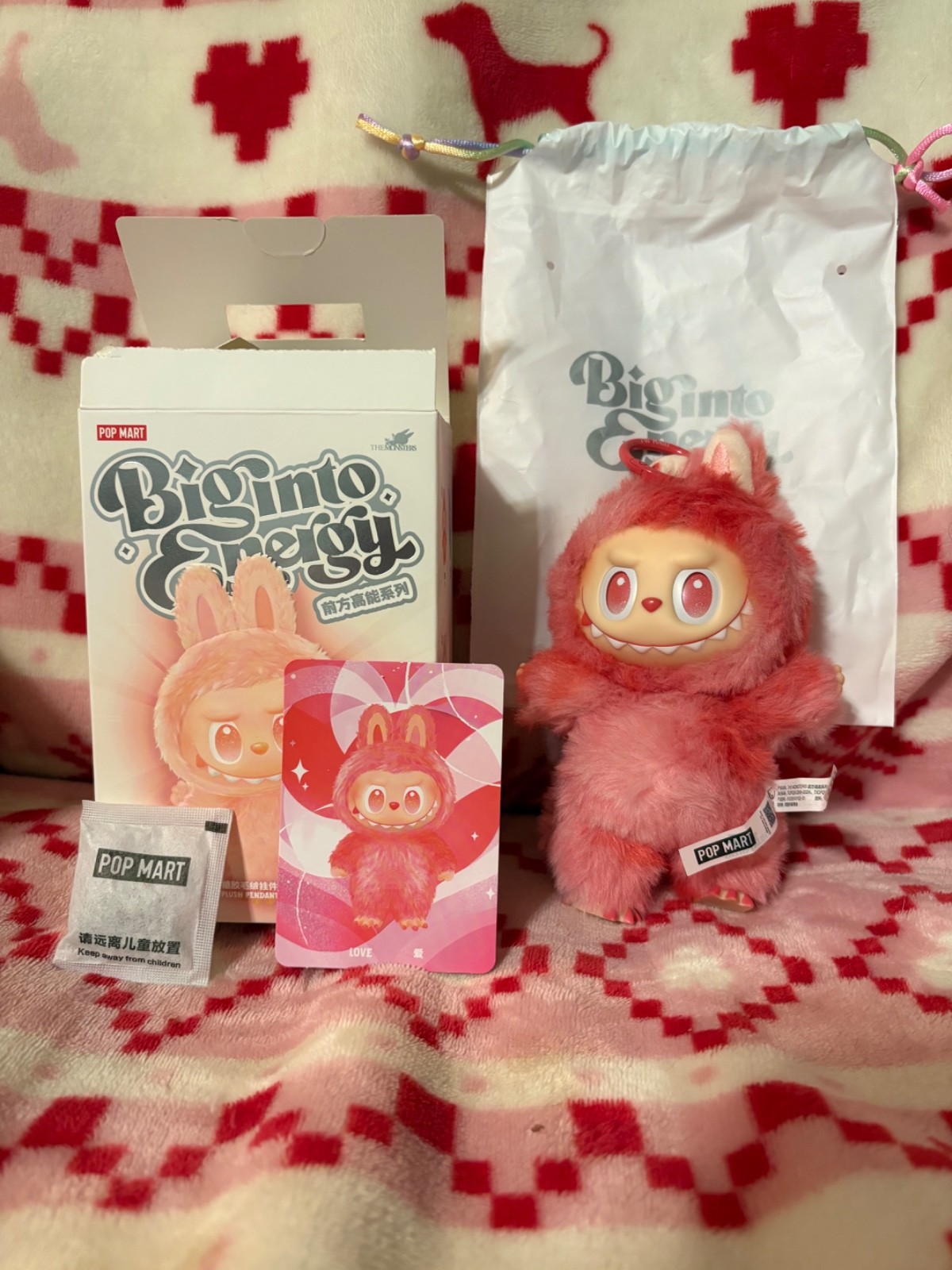 POP MART Labubu The Monsters LOVE – Open Box New, Sealed Bag, Complete Set