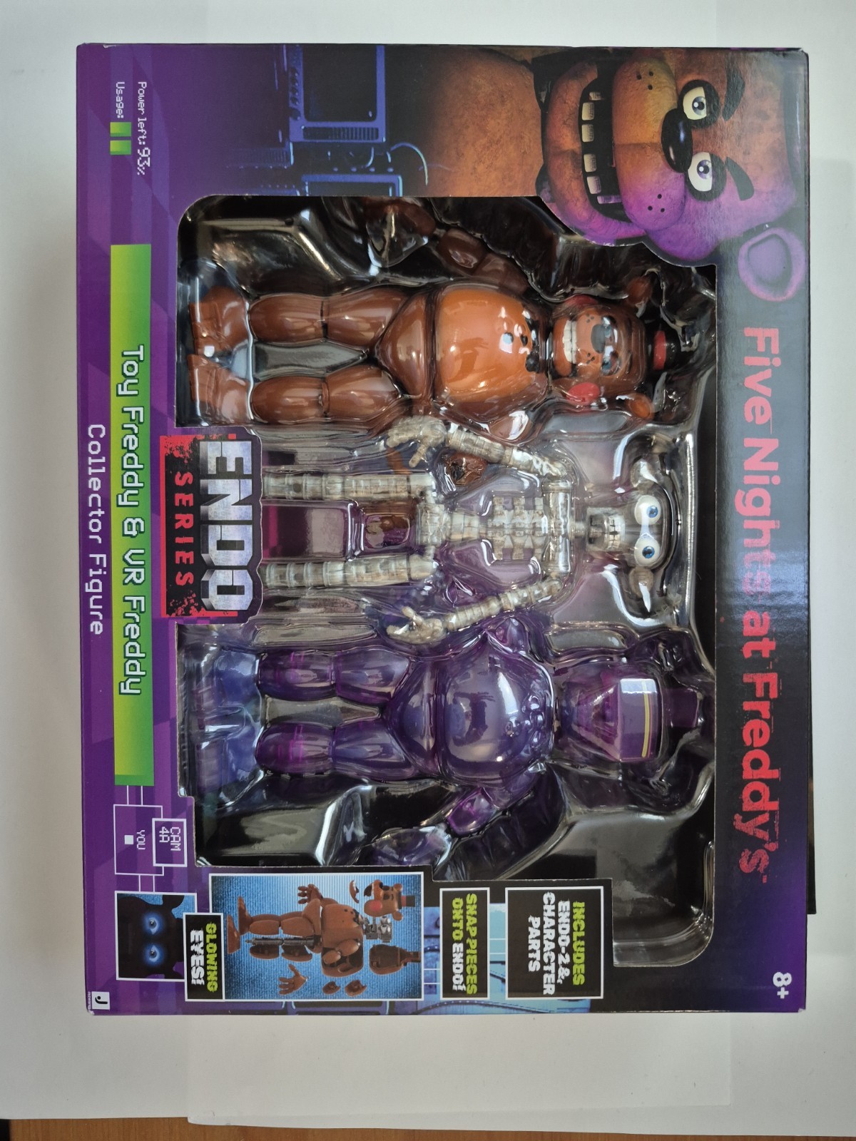 Jazwares Five Nights at Freddy’s Endo Series TOY FREDDY & VR FREDDY new sealed