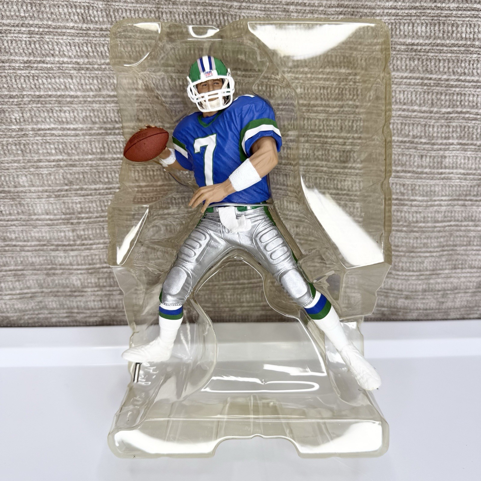 Rick Neuheisel San Antonio Gunslingers Loose Custom Mcfarlane USFL Football #7