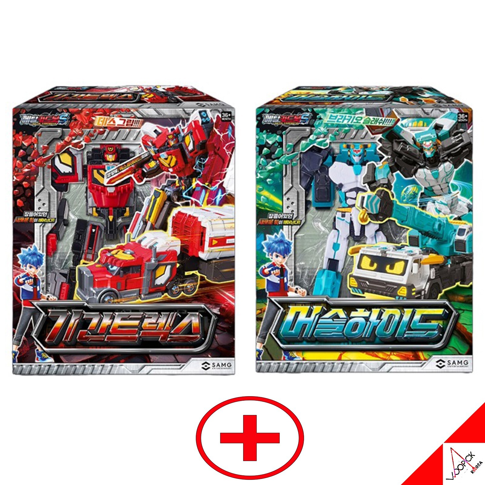 Metal Cardbot S Season2 MUSCLEHYDE + GIGANTREX Set Transformer Robot Figure 2024