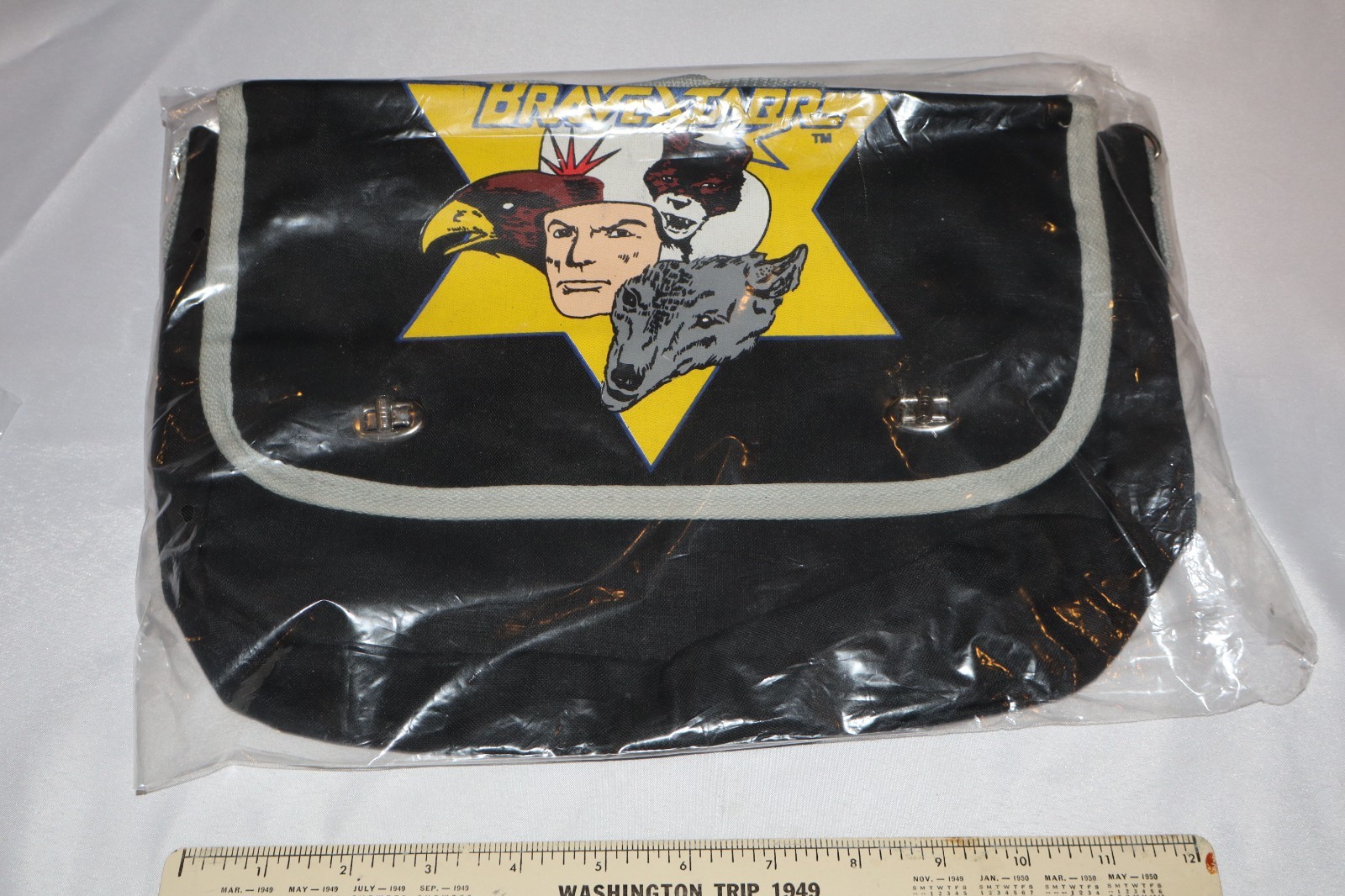 NEW 1986 SEALED Bravestarr Shoulder Bag Advertising Merchandise Cartoon 80s NOS