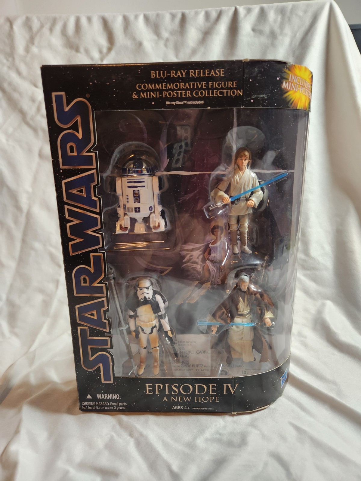 Star Wars Blu-Ray Commemorative Figure Collection Episode IV (Read Description)