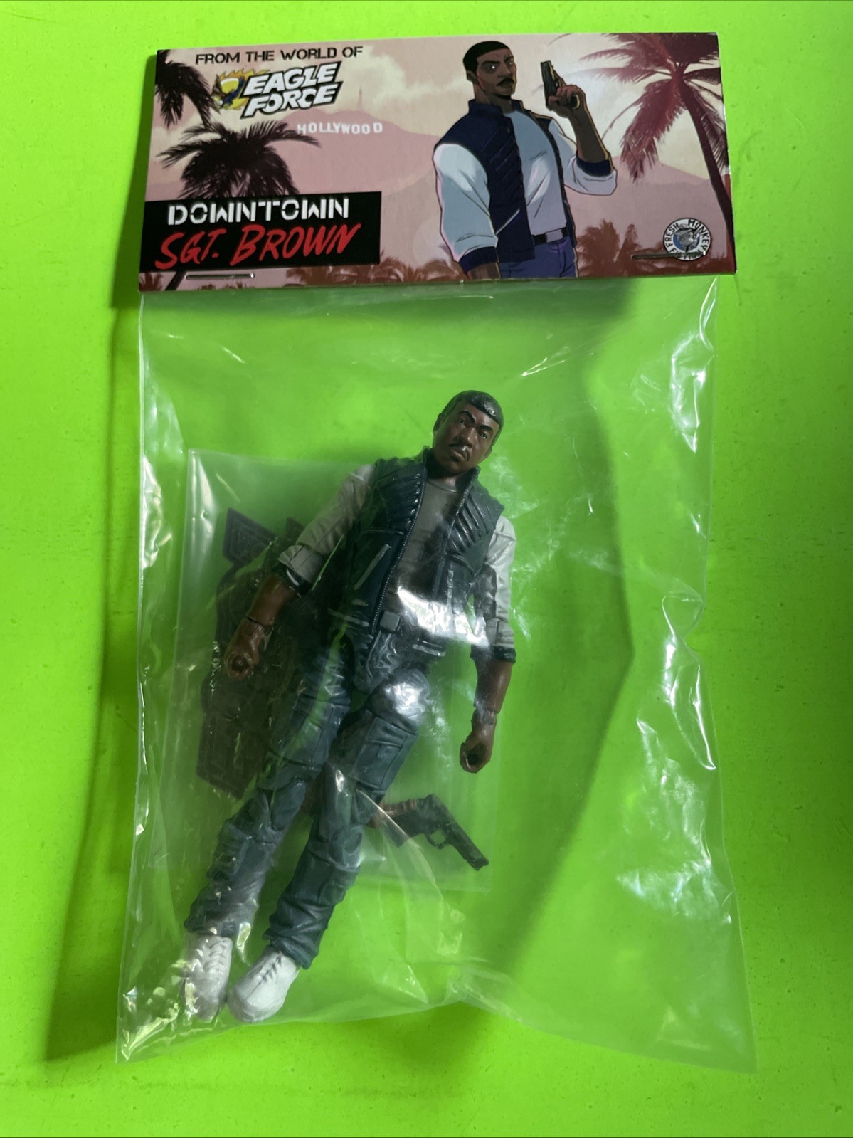 Fresh Monkey Fiction Eagle Force Downtown Sgt Brown Figure GI Joe Joefest 2025
