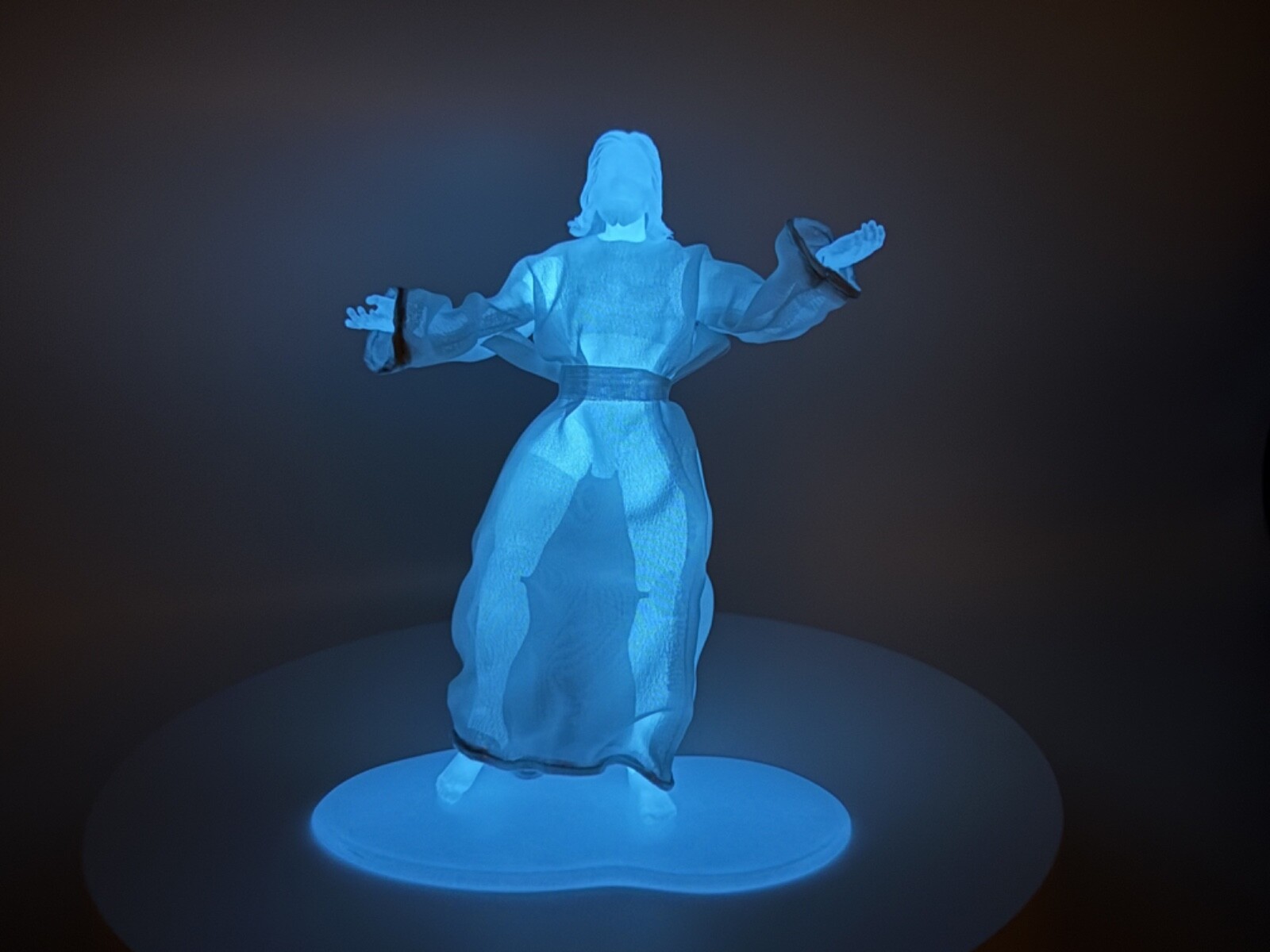 Jesus Christ Transfiguration Glow In The Dark Biblical Adventures Kickstarter 6”